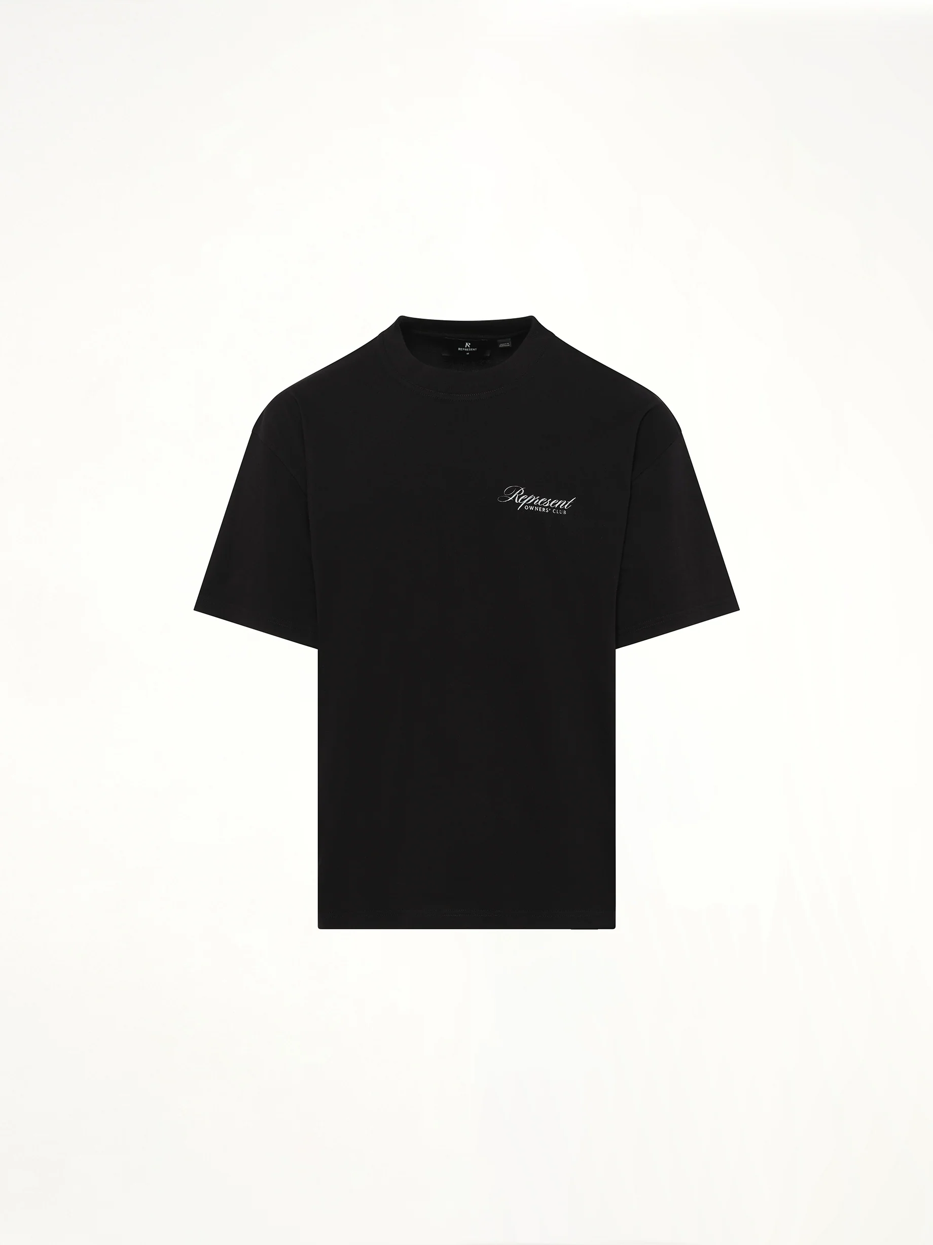 Represent Owners Club Script T-Shirt in Black - Image 2