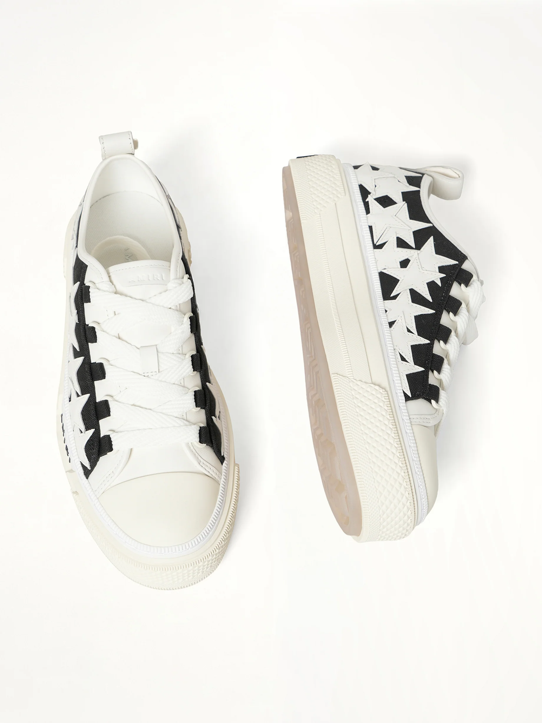 Stars Court Low Sneaker in Black - Image 4