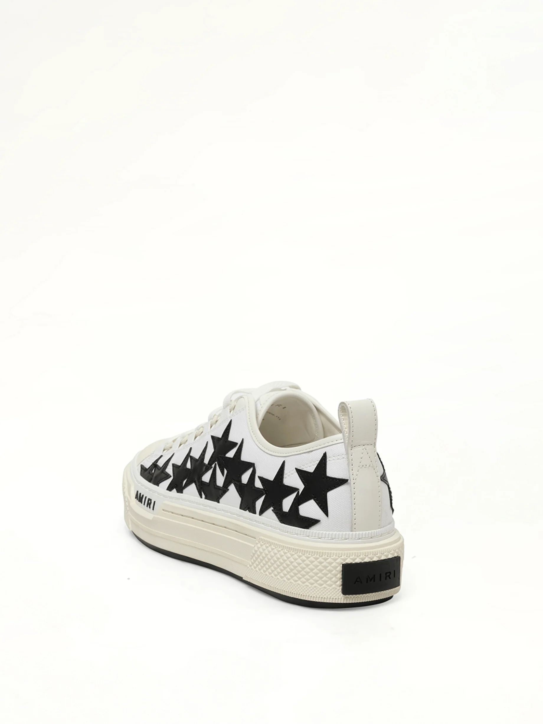 Court Low Sneaker in White/Black - Image 3