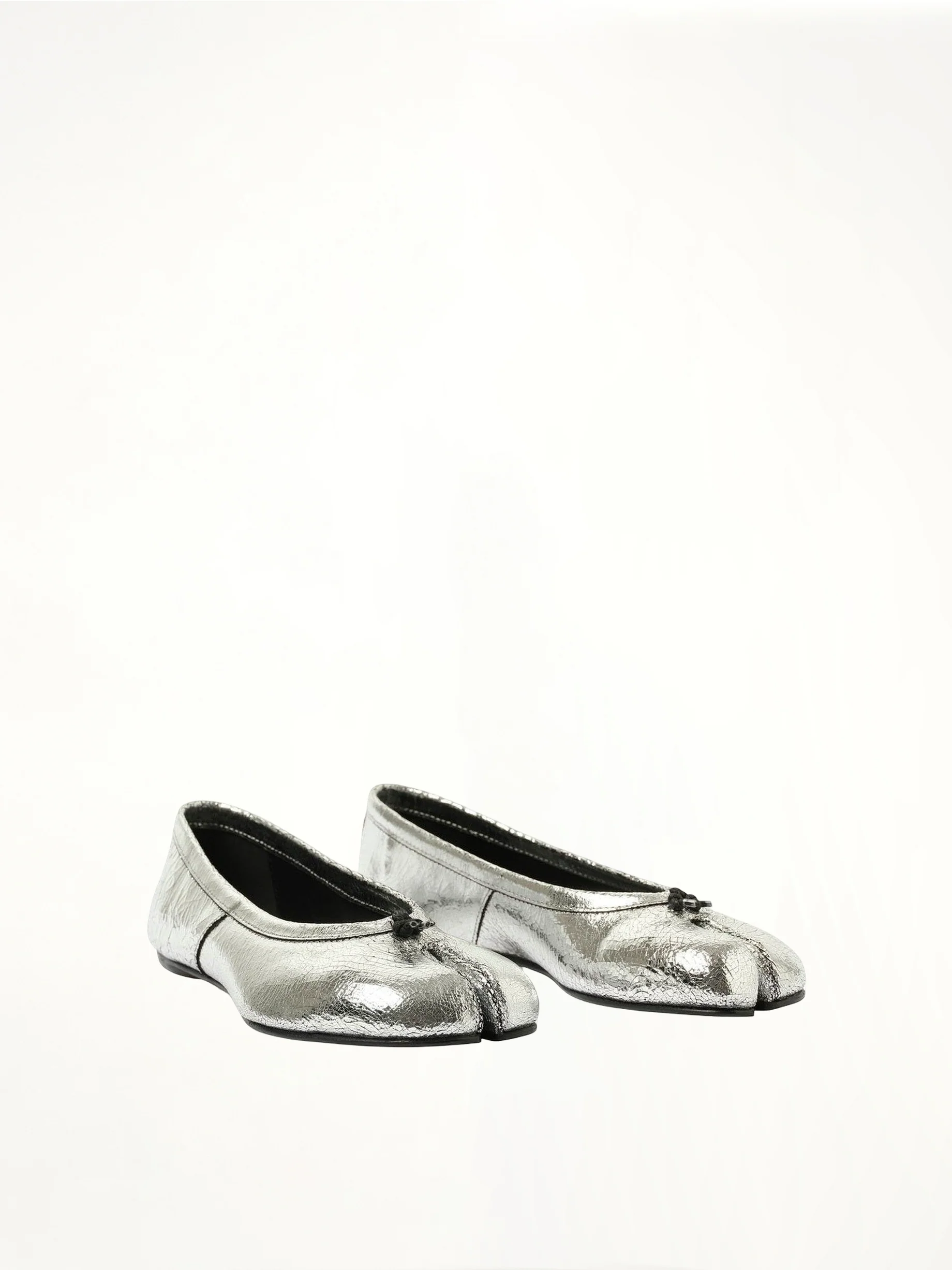 Tabi New Ballerina in Silver - Image 2