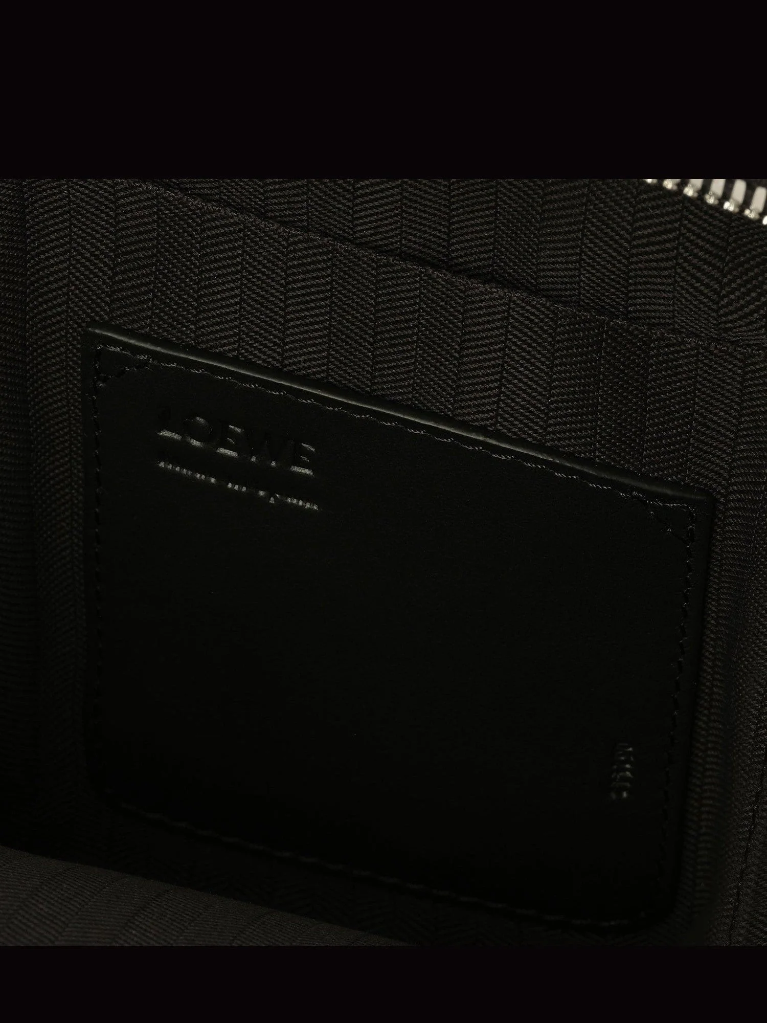 New Vertical Crossbody Pocket in Black - Image 5