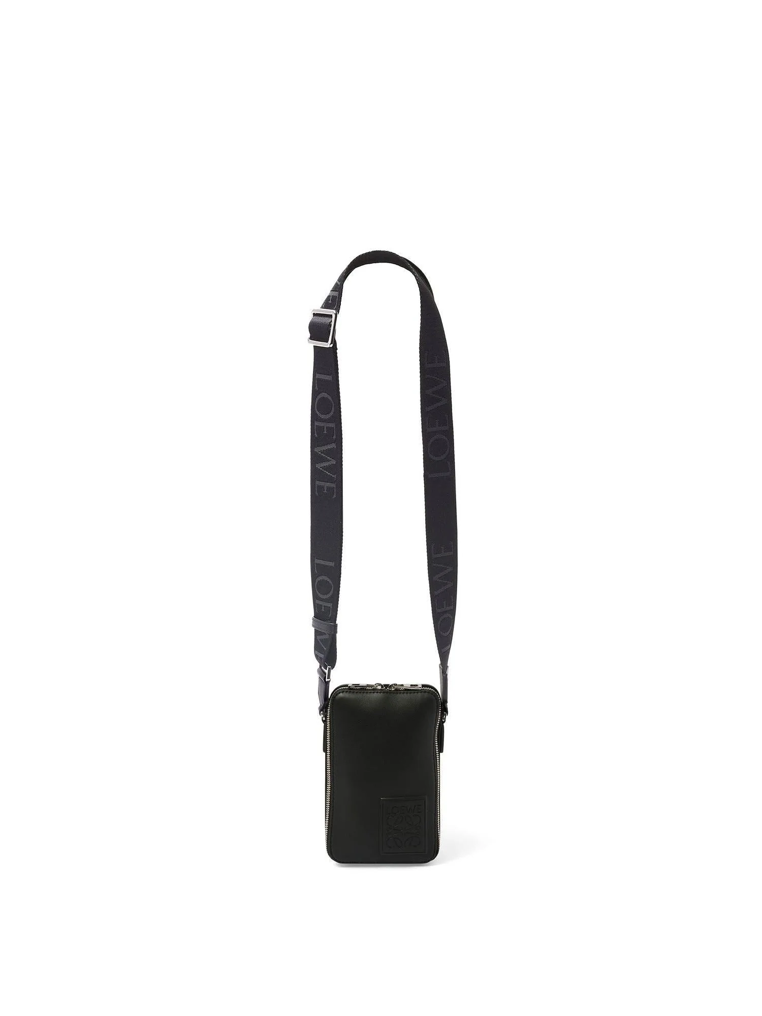 New Vertical Crossbody Pocket in Black - Image 7