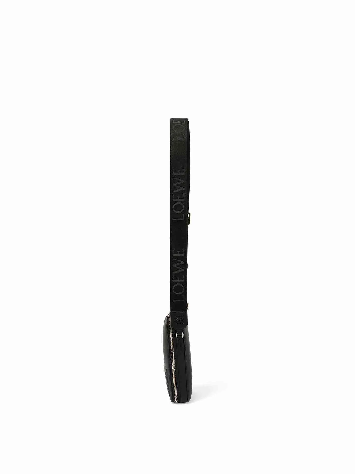 New Vertical Crossbody Pocket in Black - Image 8