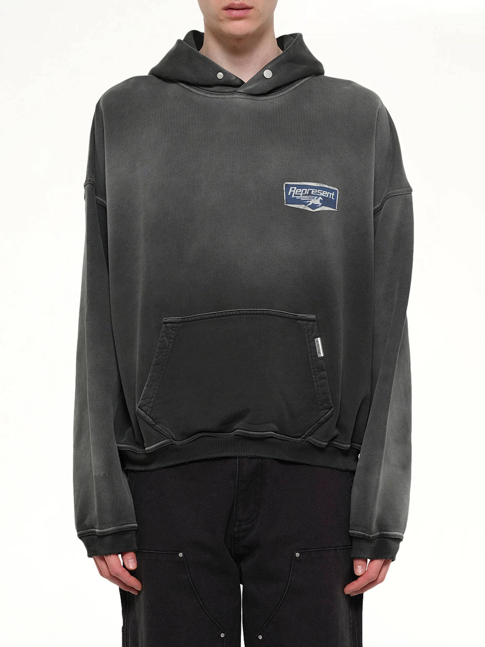 Nothing Faster Hoodie in Stained Black