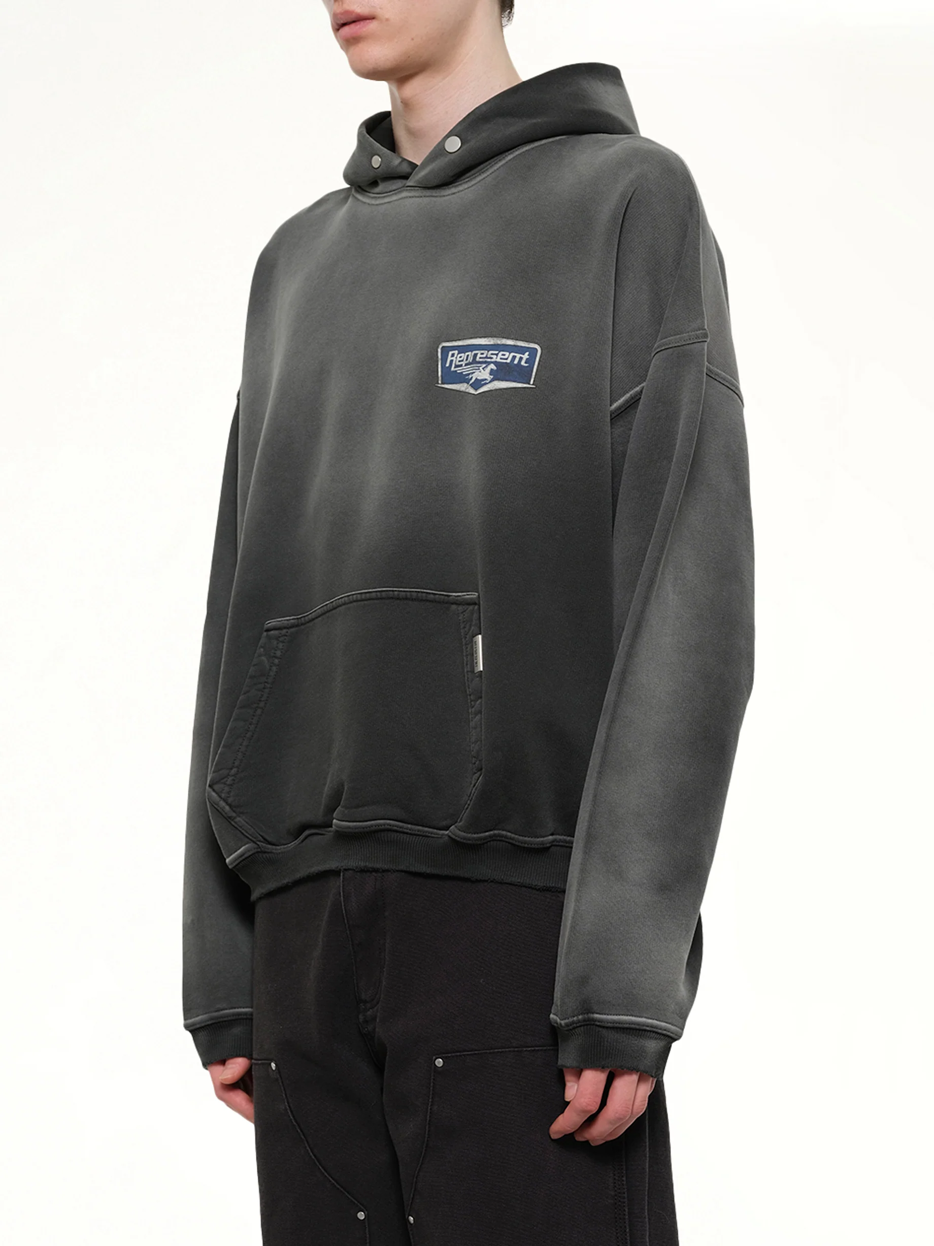 Nothing Faster Hoodie in Stained Black - Image 3