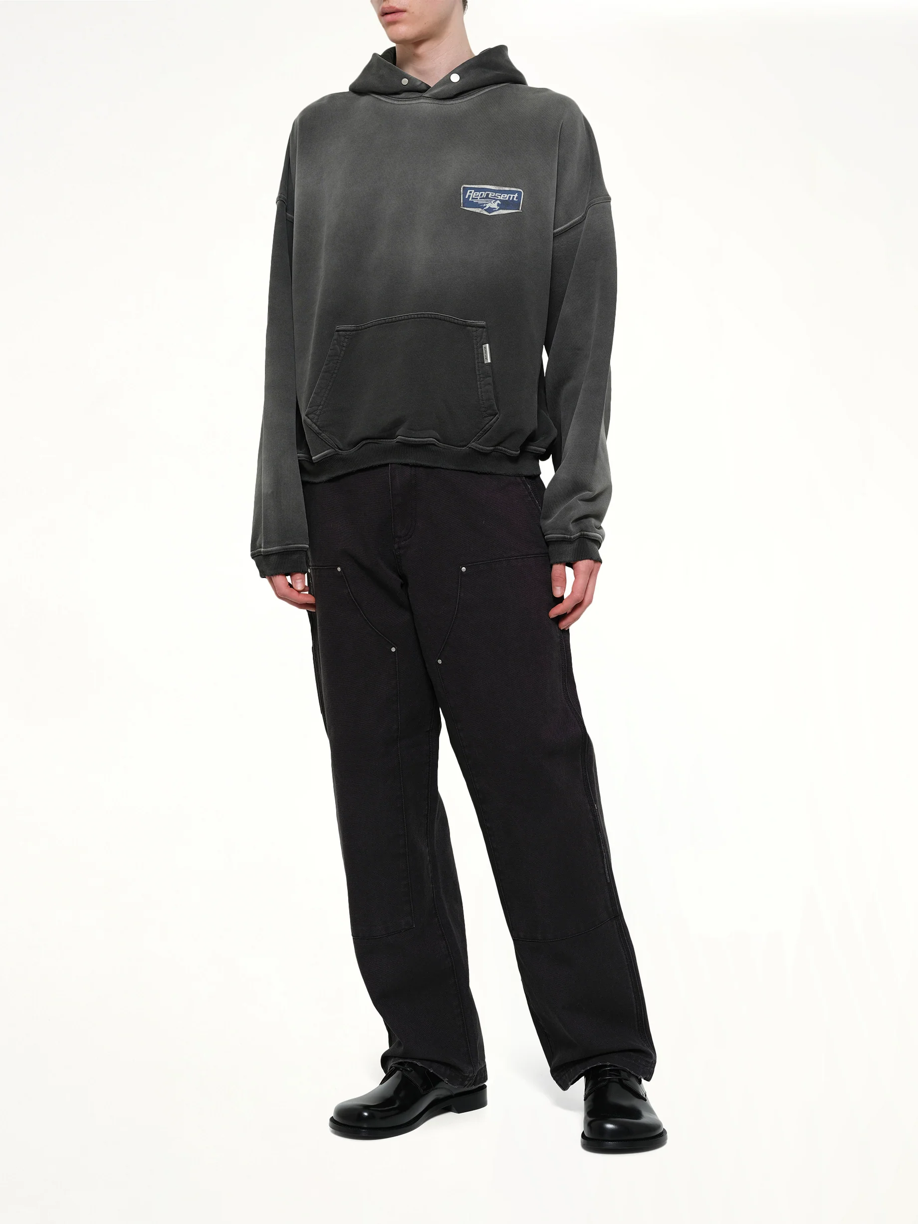 Nothing Faster Hoodie in Stained Black - Image 4