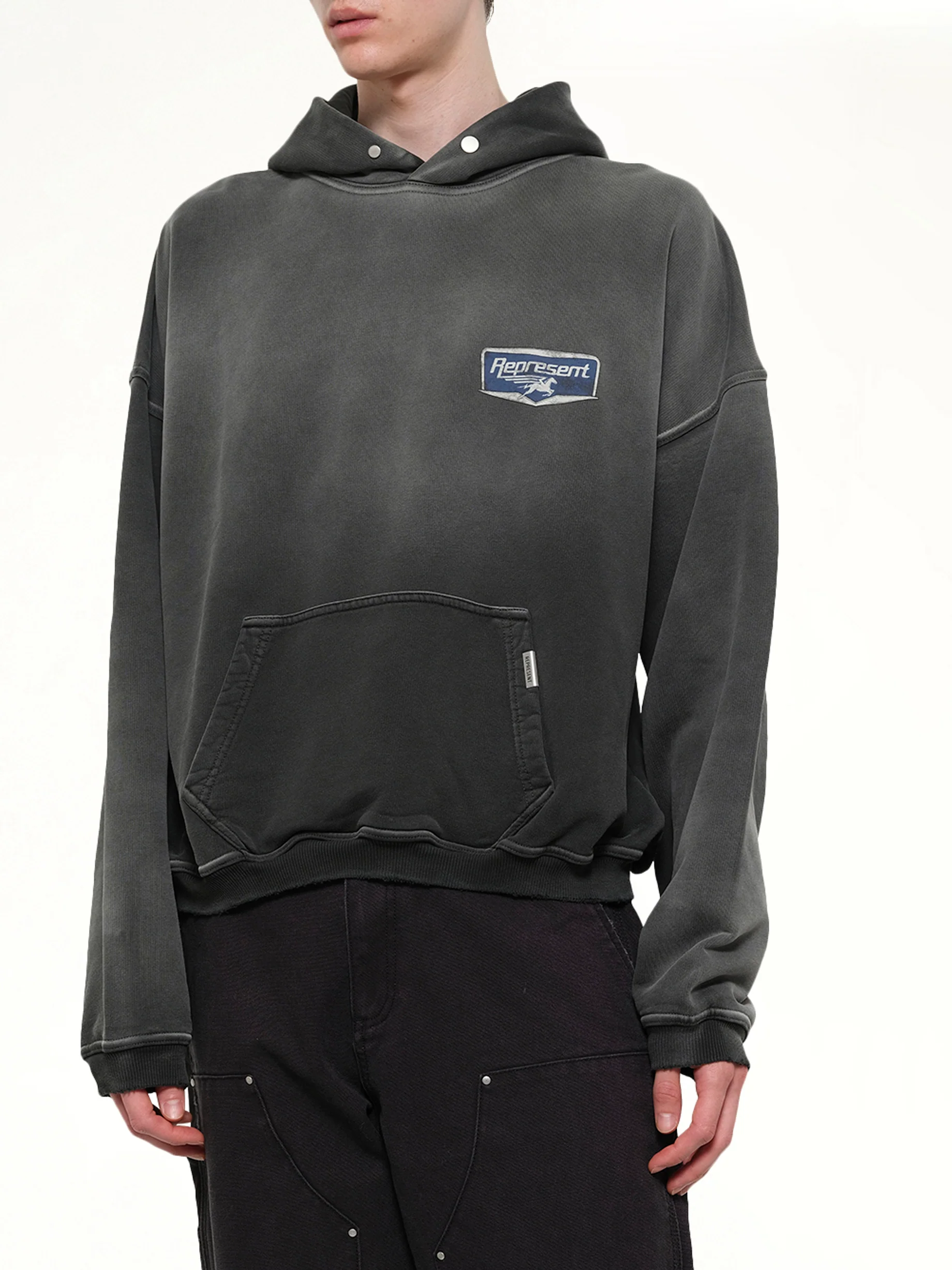 Nothing Faster Hoodie in Stained Black - Image 6