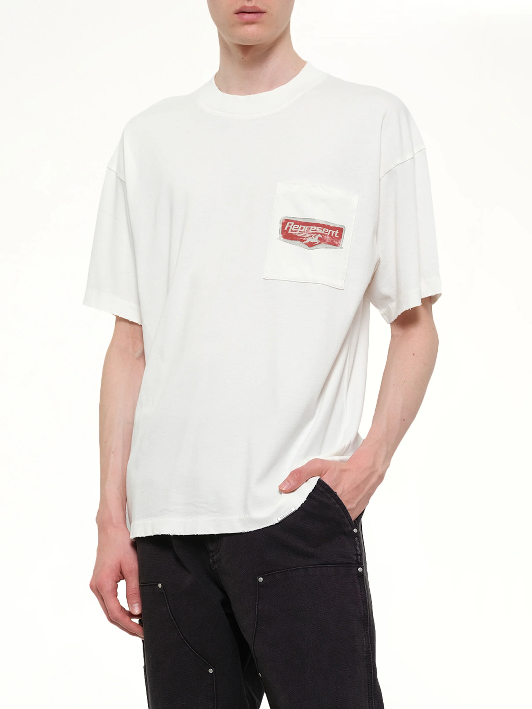 Nothing Faster T-Shirt in Flat White - Image 6