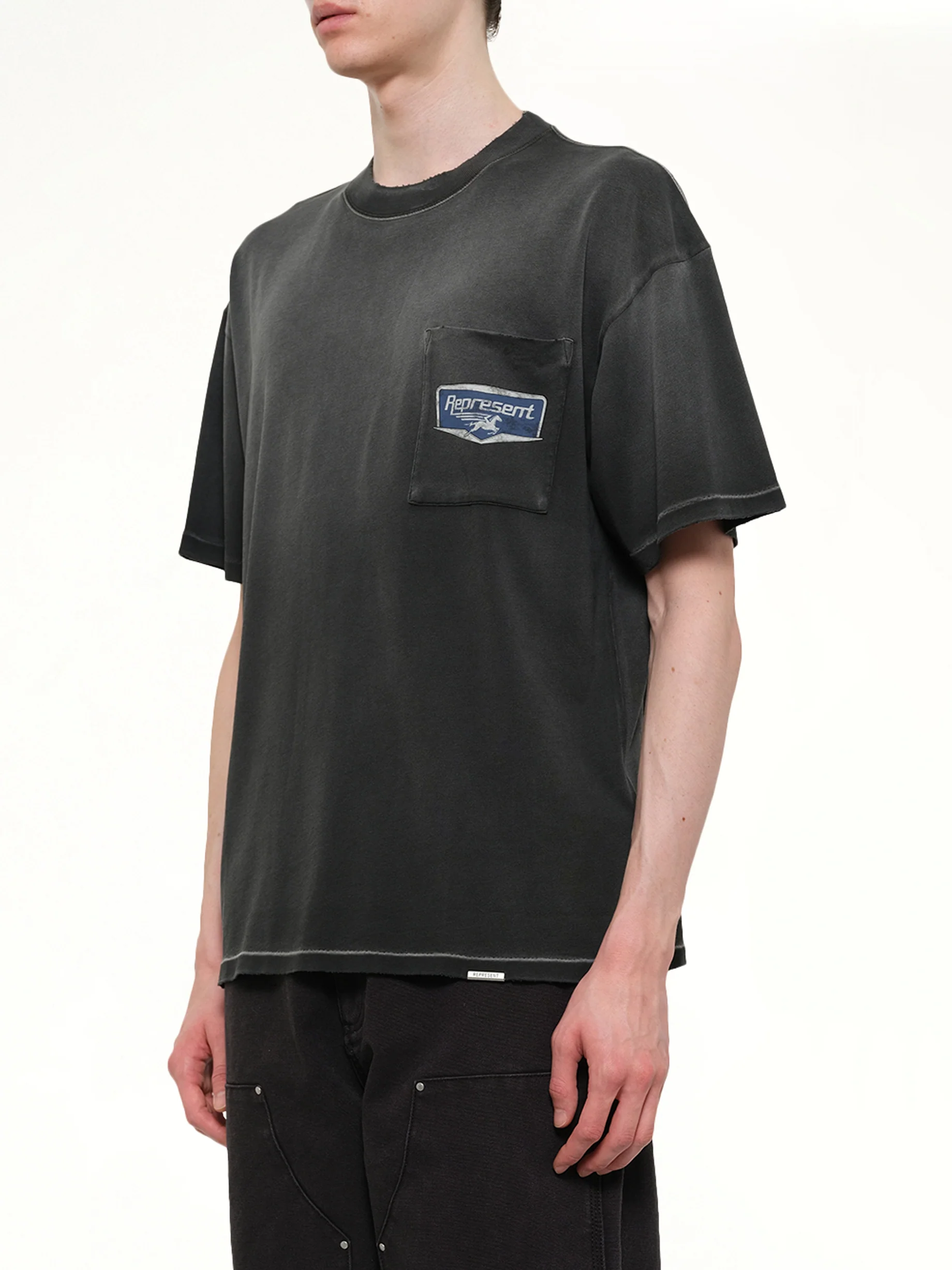 Nothing Faster T-Shirt in Stained Black - Image 3