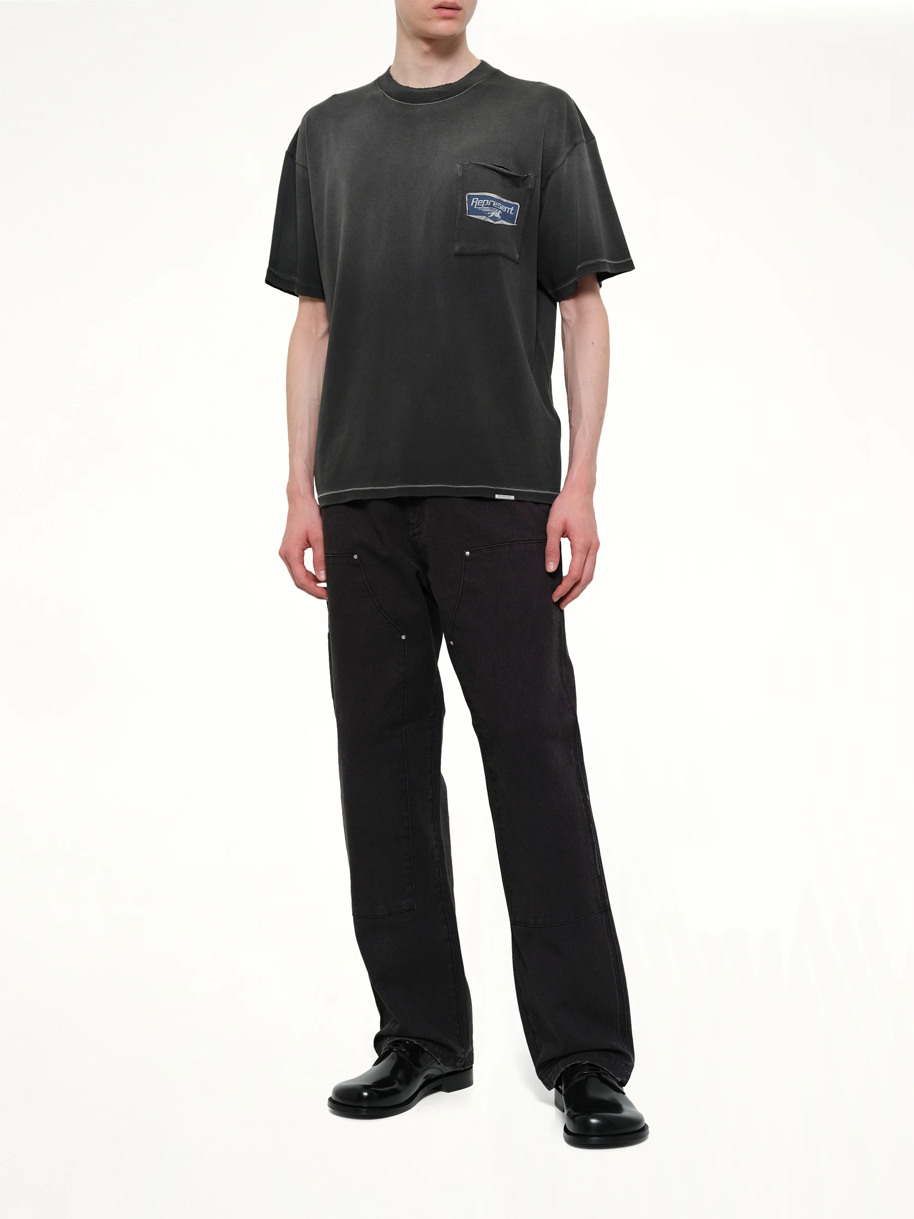 Nothing Faster T-Shirt in Stained Black - Image 4
