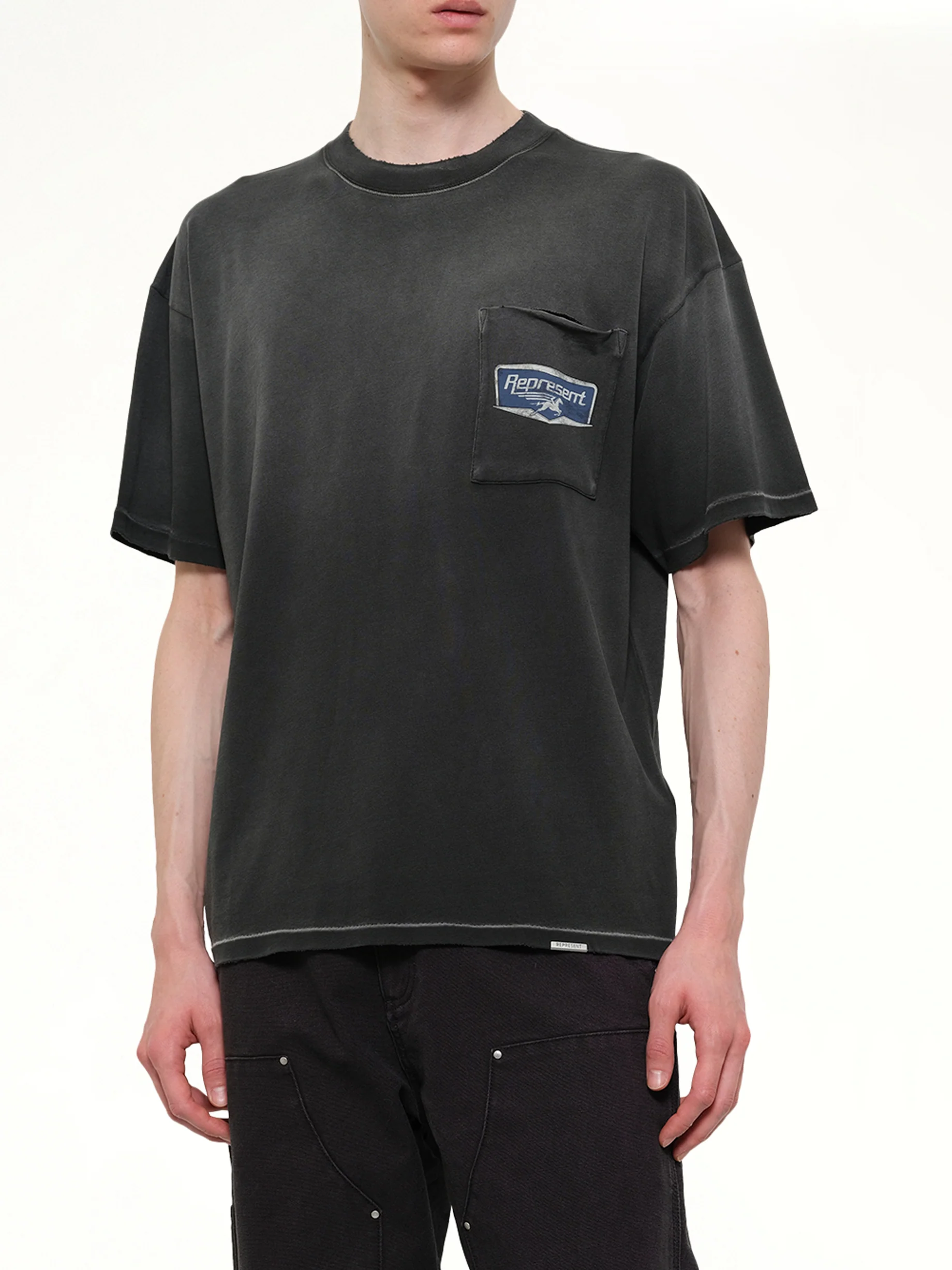 Nothing Faster T-Shirt in Stained Black - Image 6