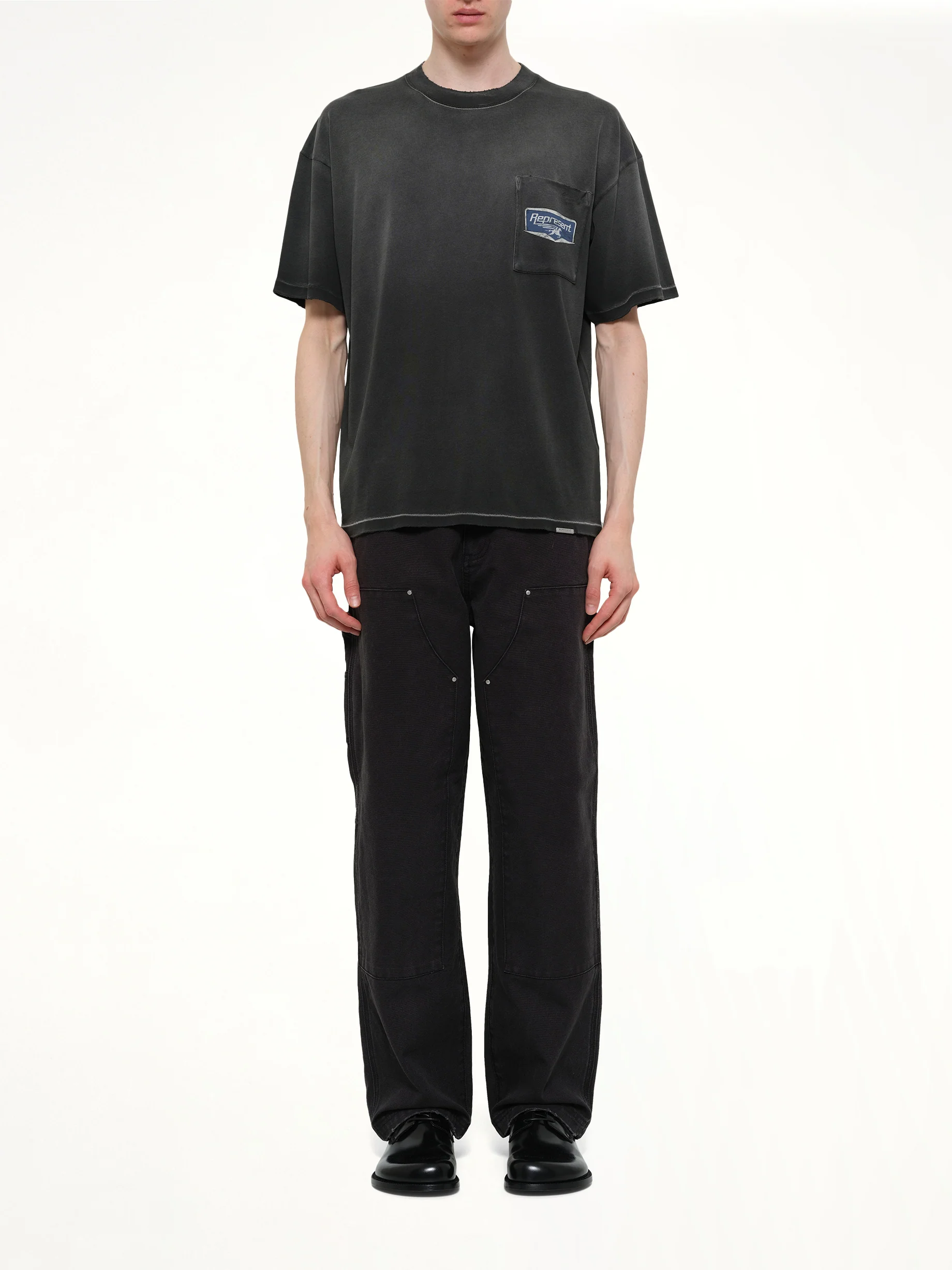 Nothing Faster T-Shirt in Stained Black - Image 7