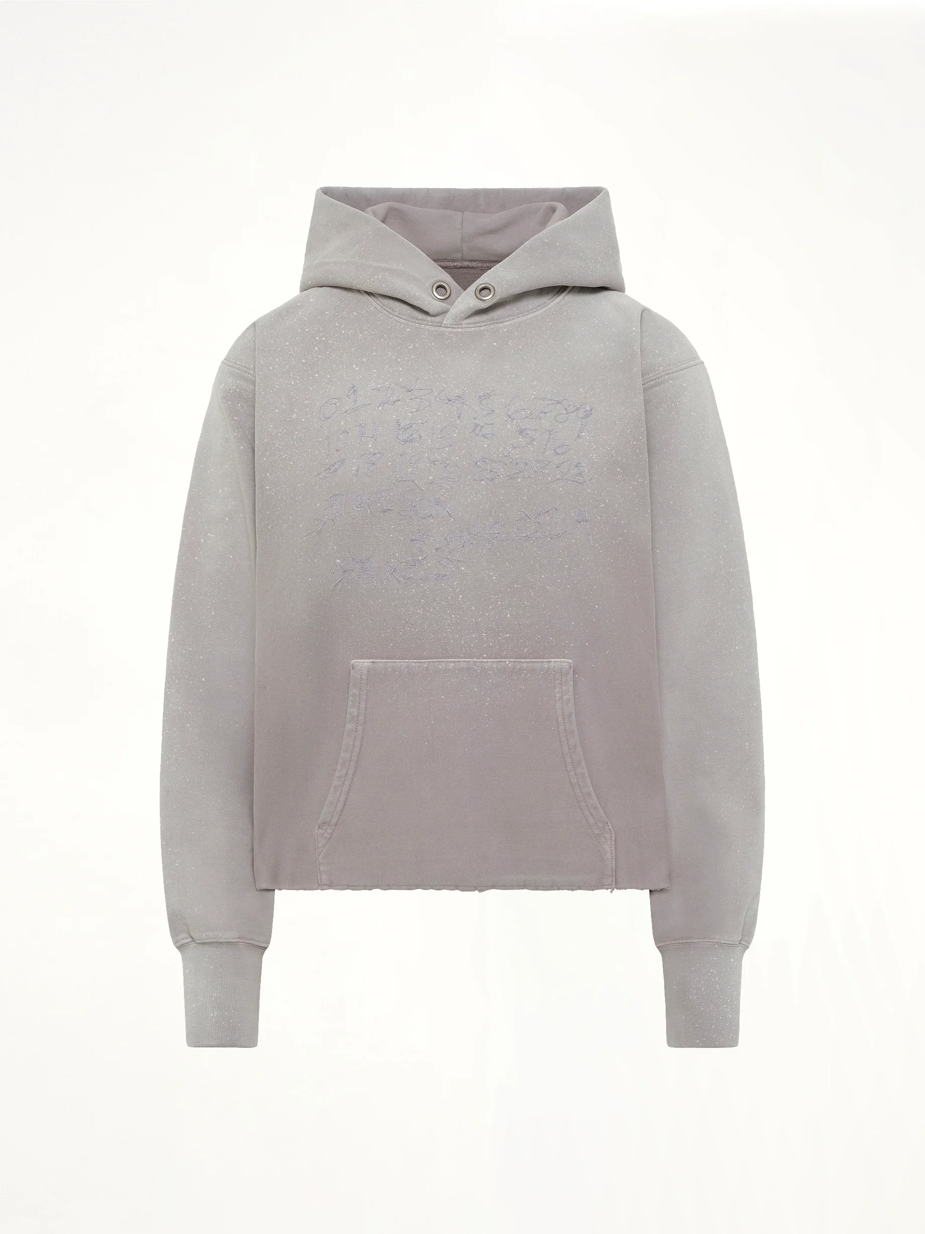 Number Hoodie in Dusty Pink - Image 2