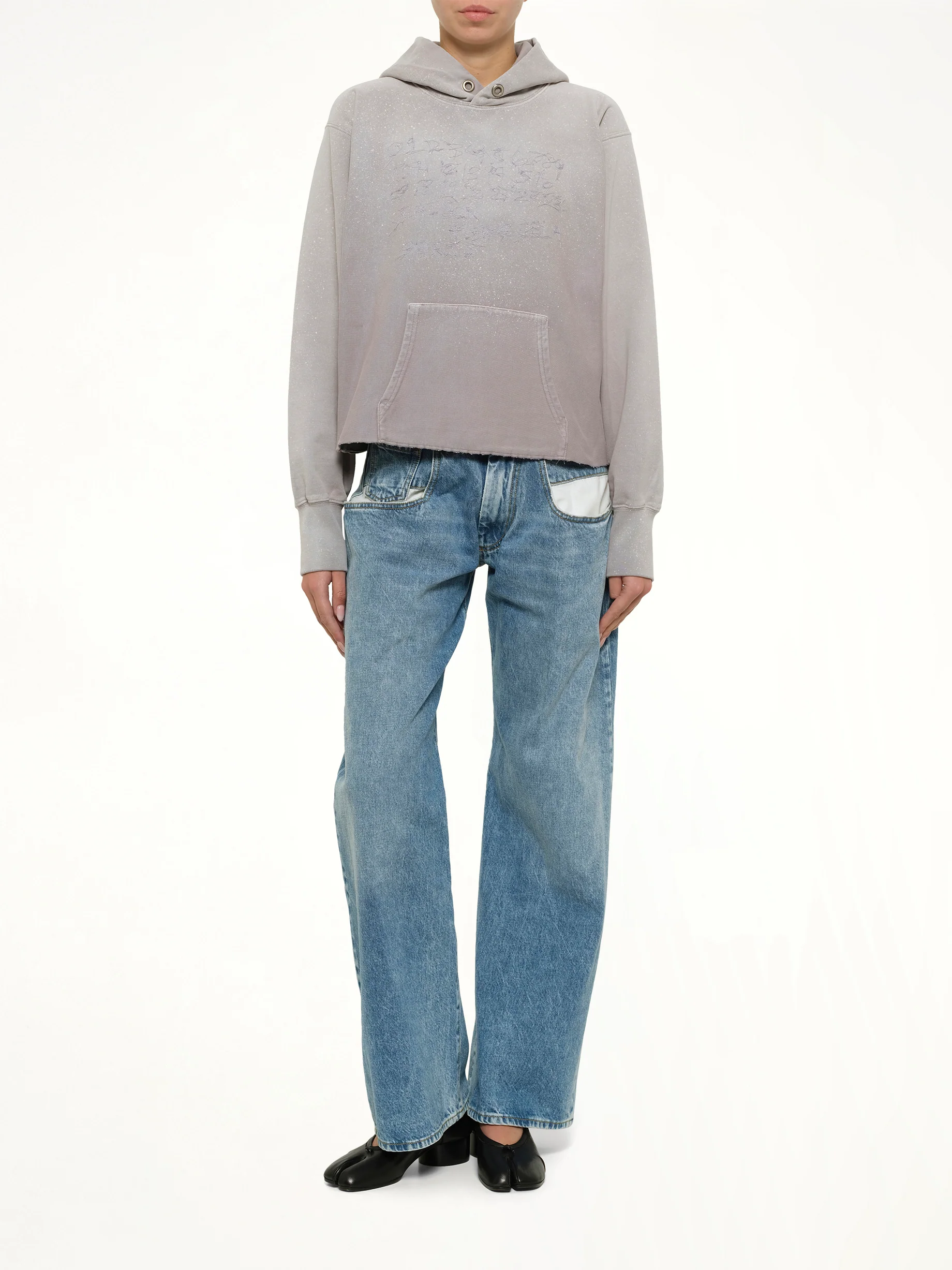 Number Hoodie in Dusty Pink - Image 4