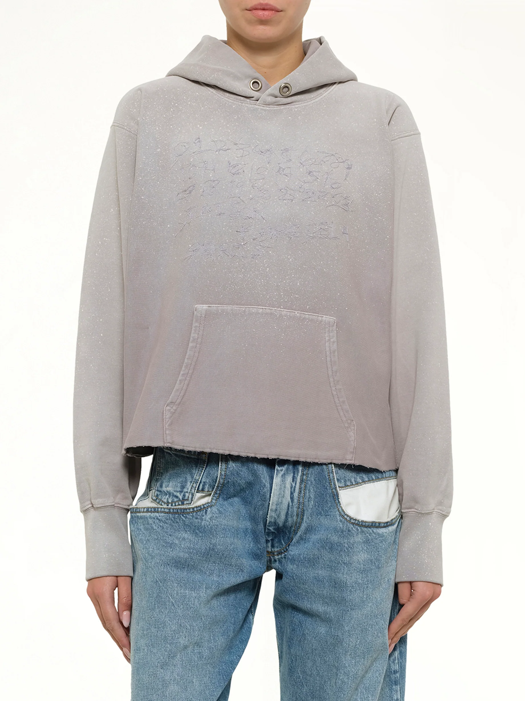 Number Hoodie in Dusty Pink - Image 6