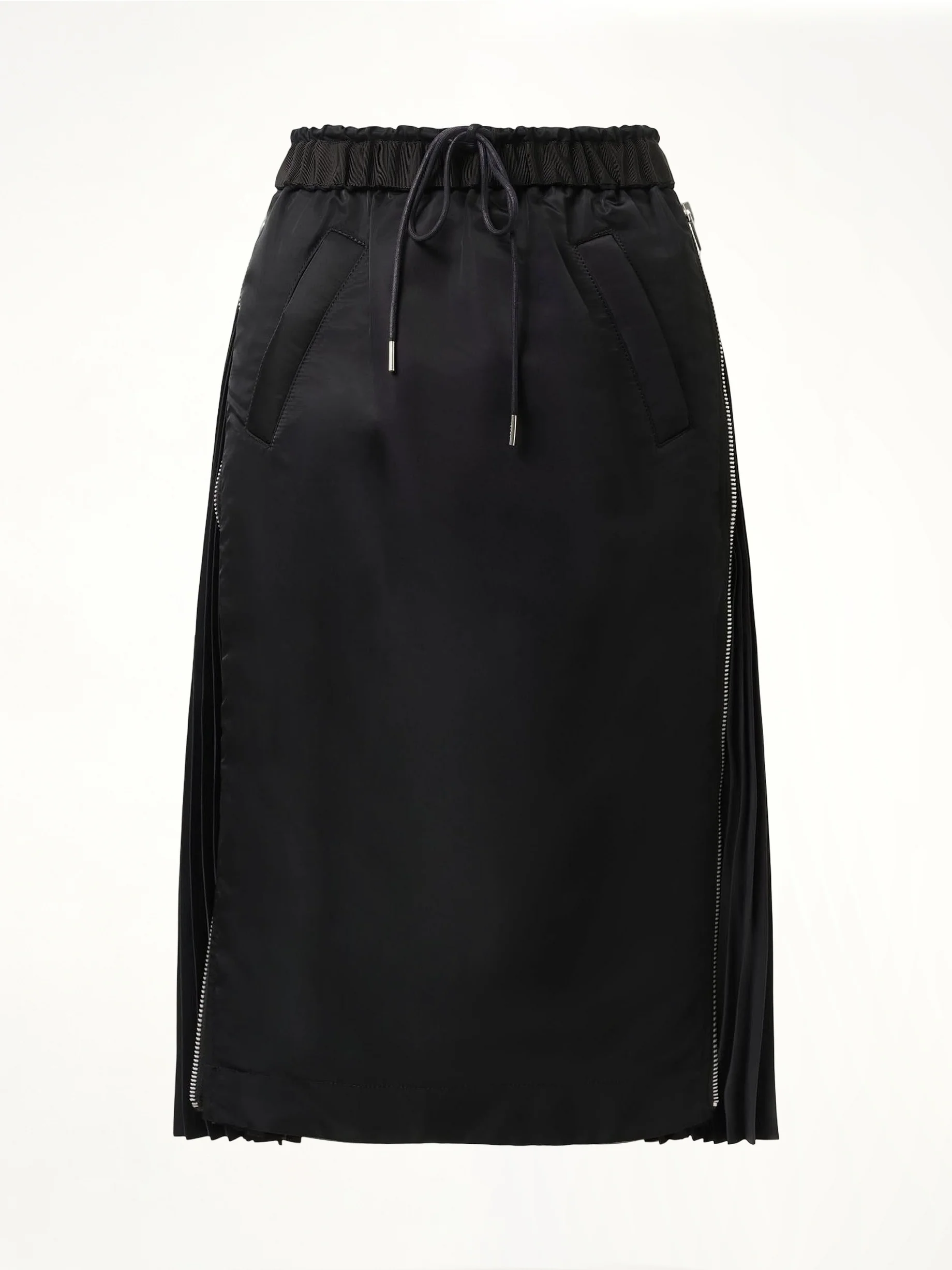 Nylon Skirt in Black - Image 2