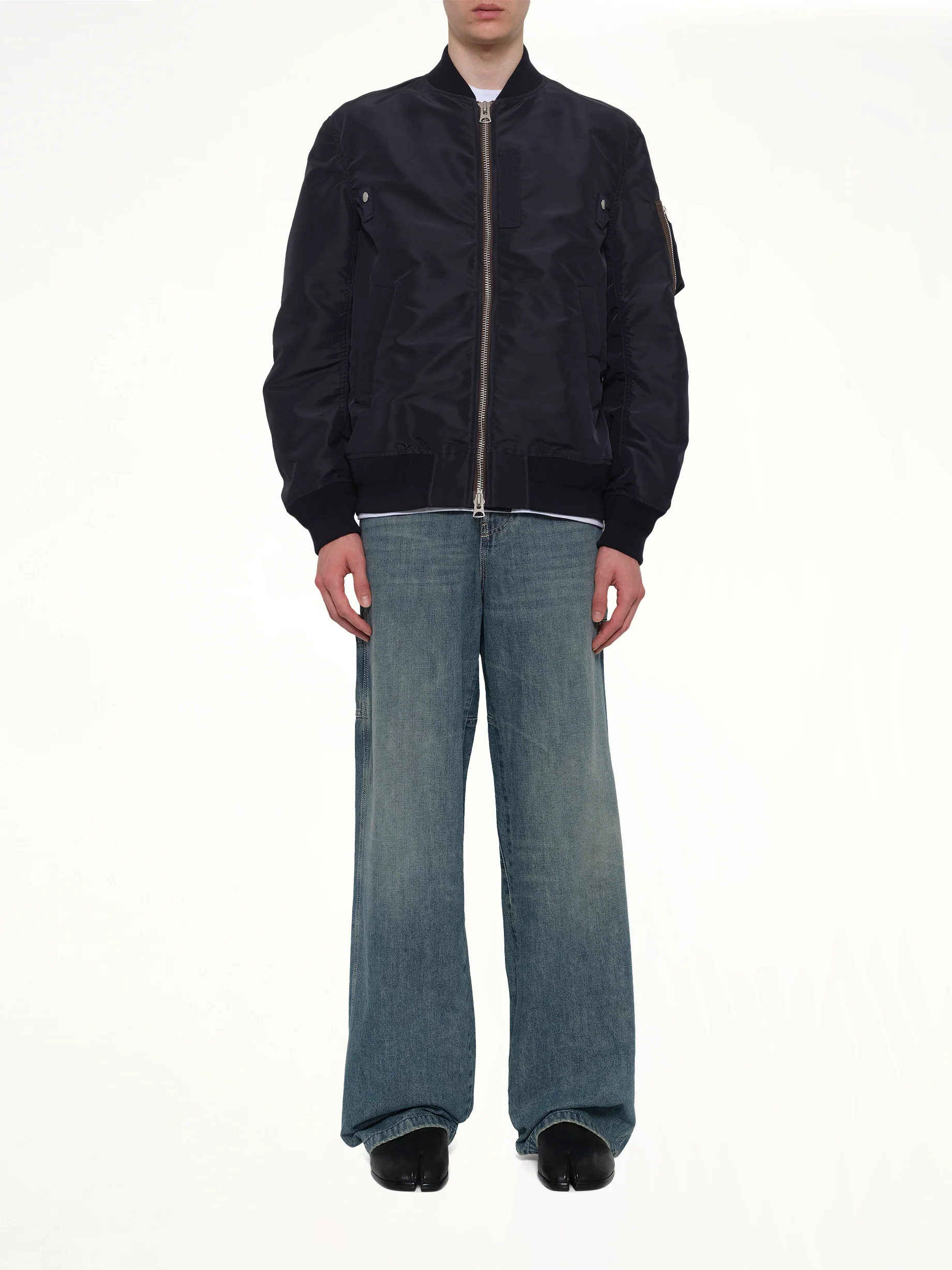 Nylon Twill Blouson in Navy - Image 7