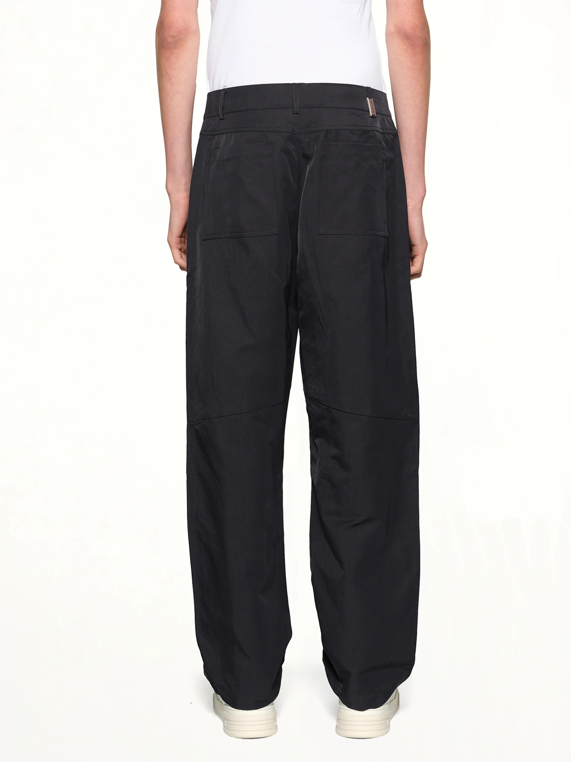 Nylon Workwear Pant in Jet Black - Image 5