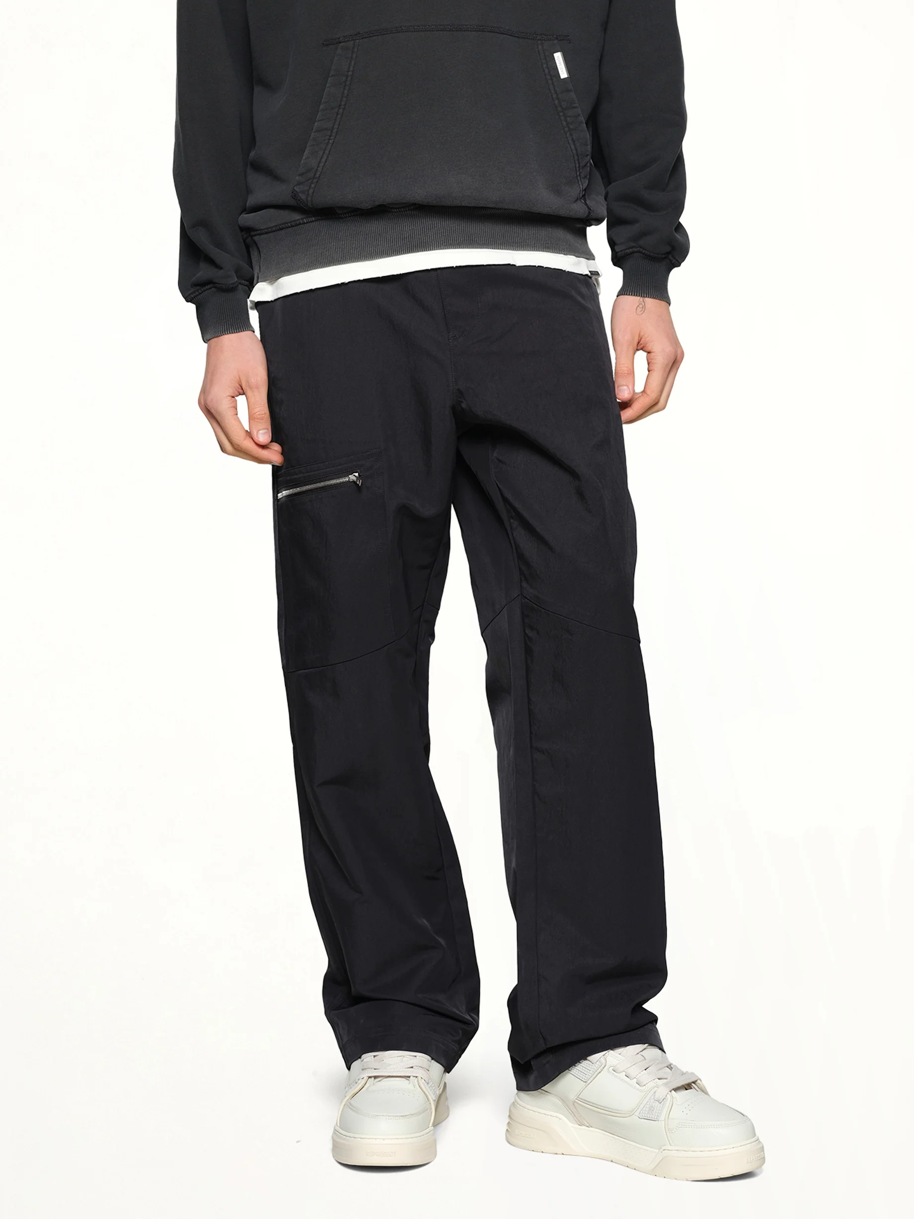 Nylon Workwear Pant in Jet Black - Image 6