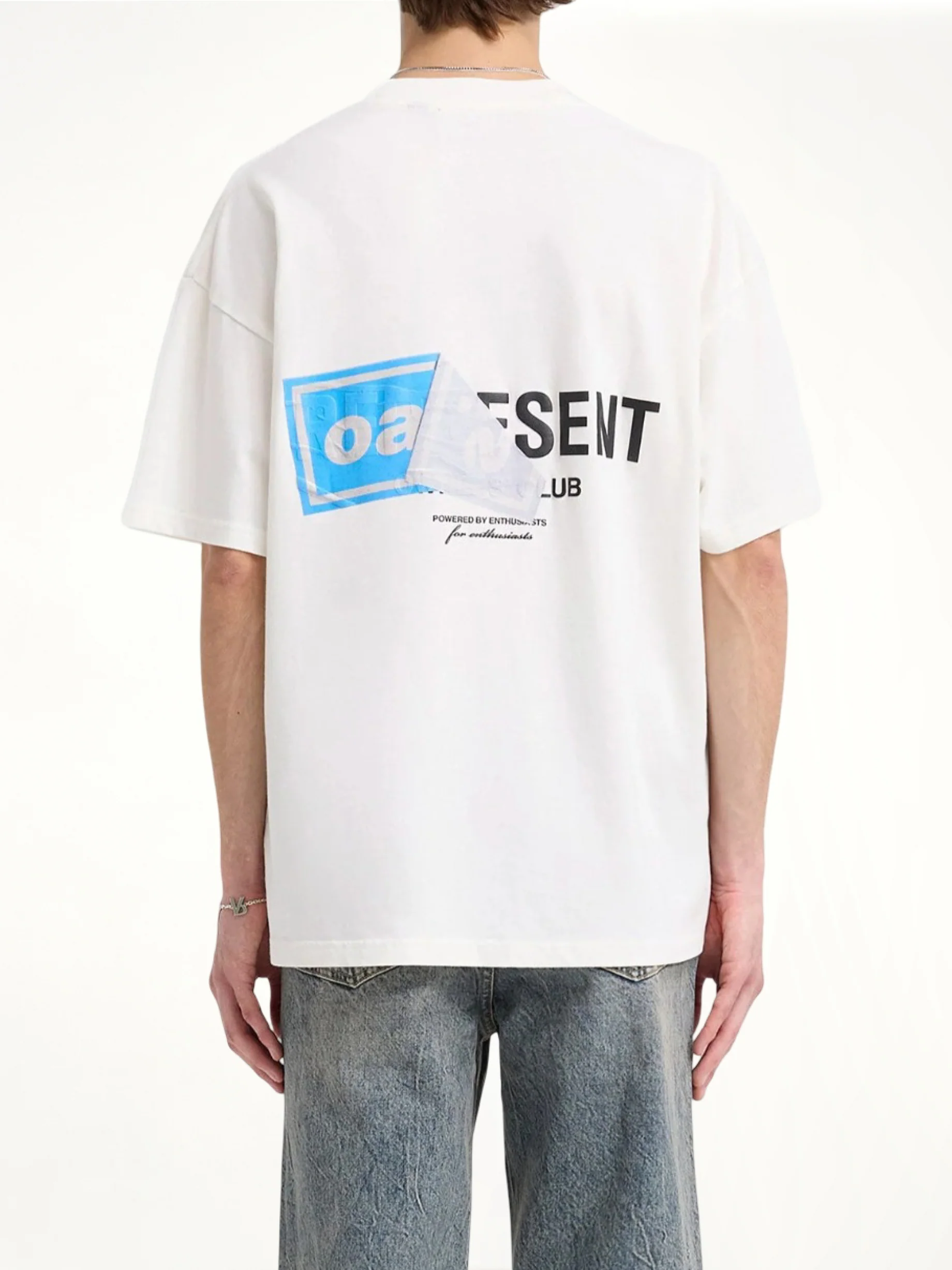 Oasis Owners Club T-Shirt in Flat White - Image 3