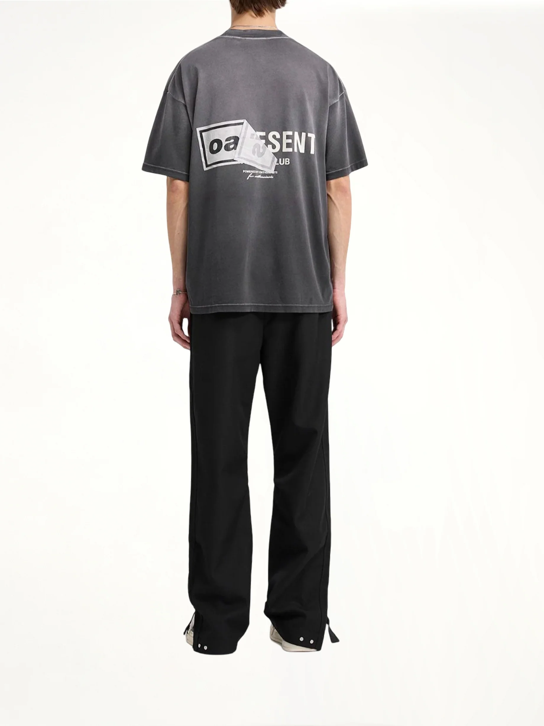 Oasis Owners Club T-Shirt in Stained Black - Image 6