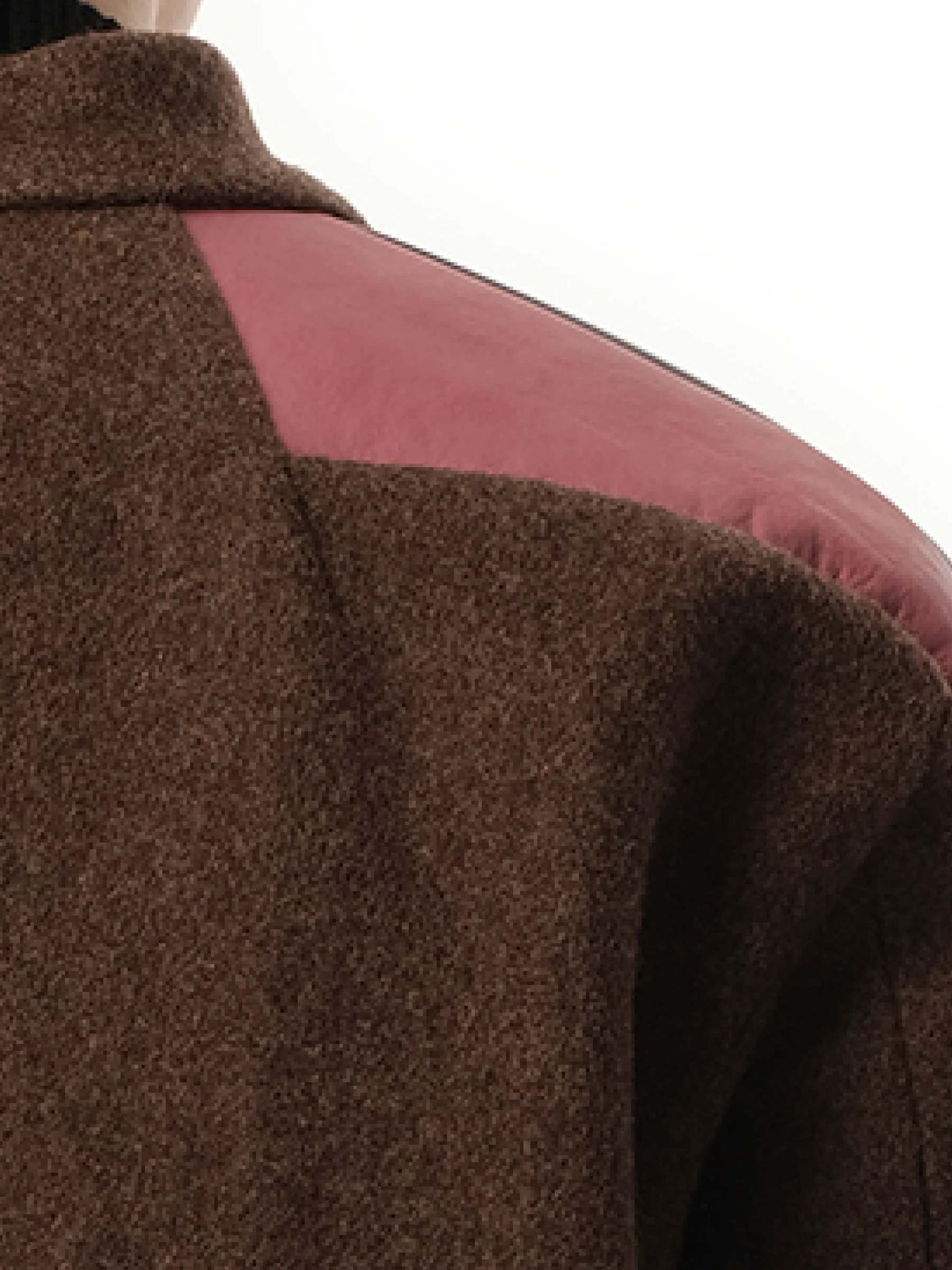 Officer Jacket in Brown/Black/Thulian - Image 3