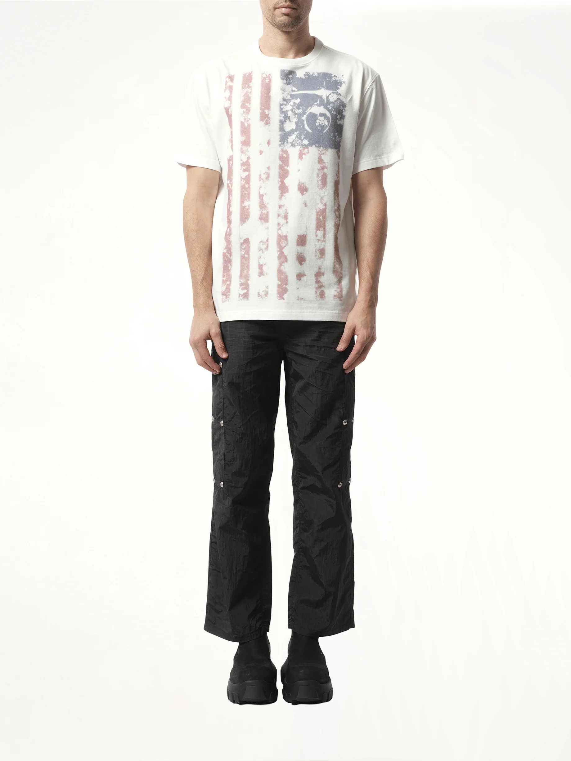 Old Glory T-Shirt in White - Image 4