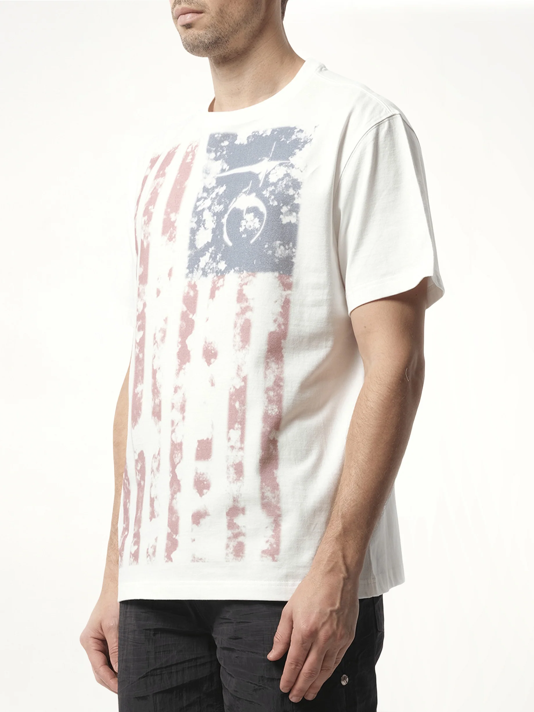 Old Glory T-Shirt in White - Image 5
