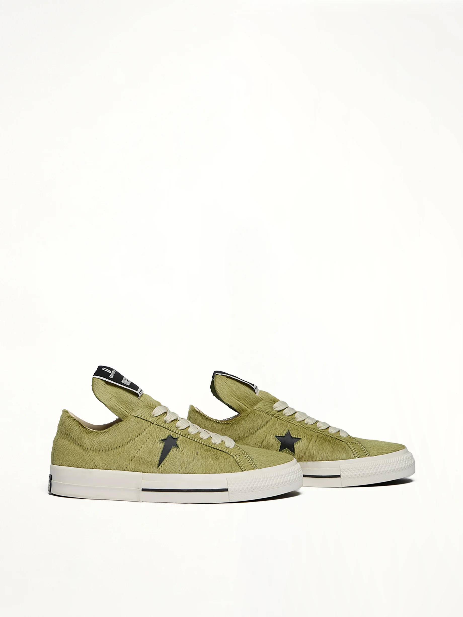 One Star Fur Sneaker A14797C in Acid/Black - Image 11