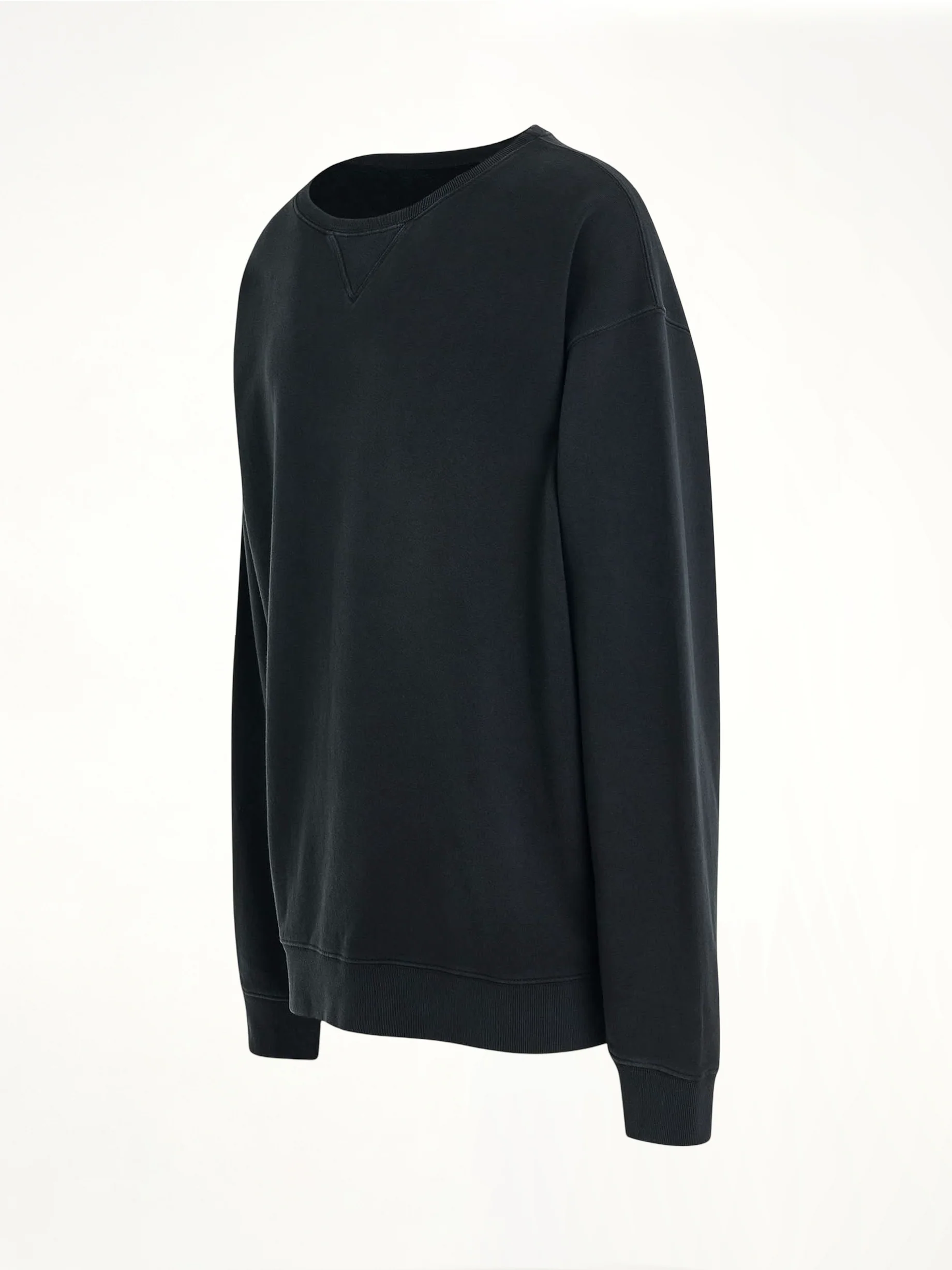 Open Neck Oversized Sweatshirt in Anthracite - Image 2
