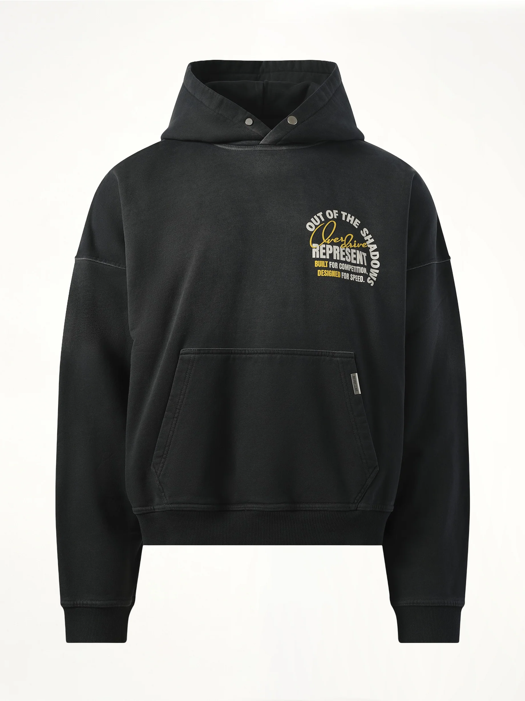 Out Of The Shadows Hoodie in Stained Black - Image 2
