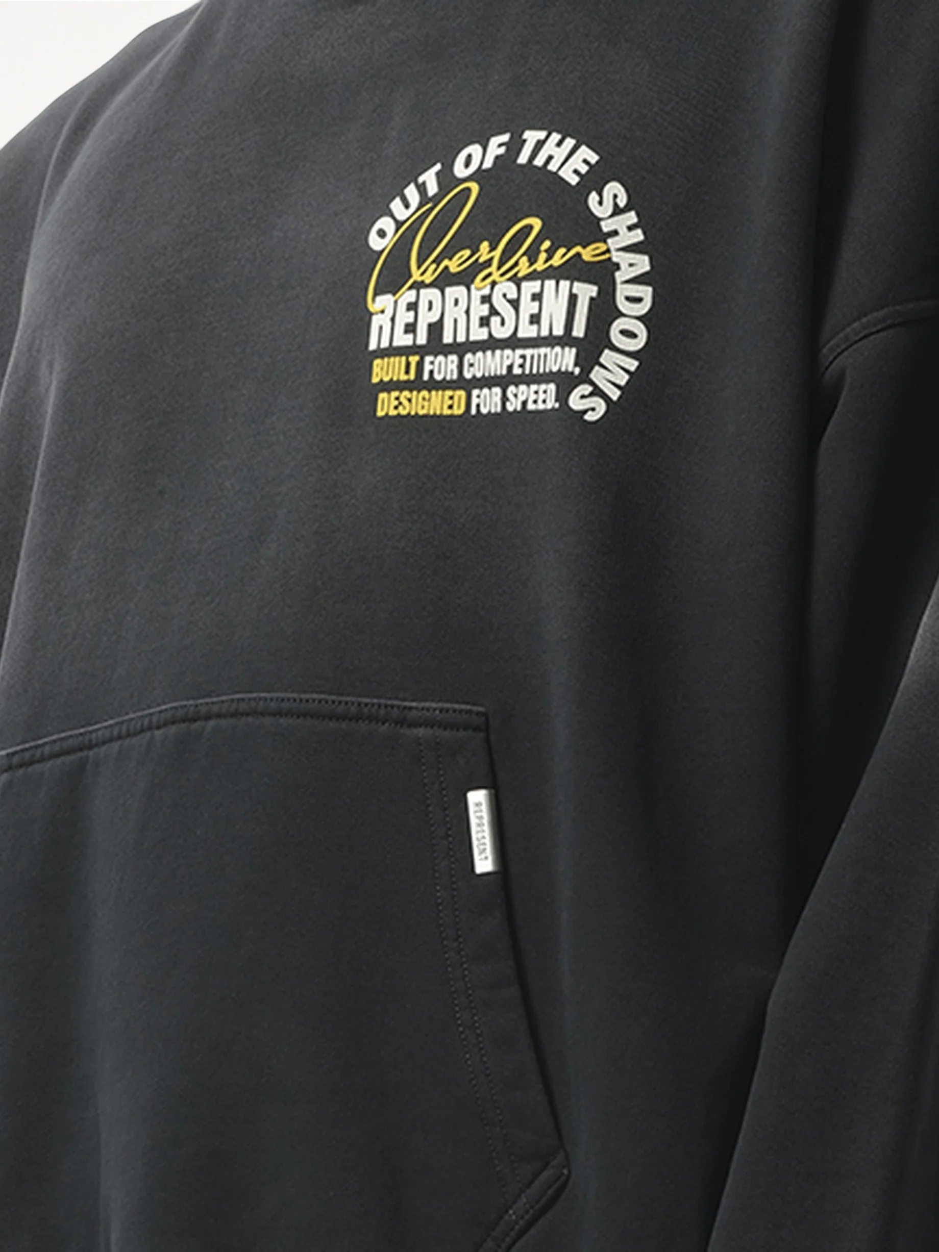 Out Of The Shadows Hoodie in Stained Black - Image 3