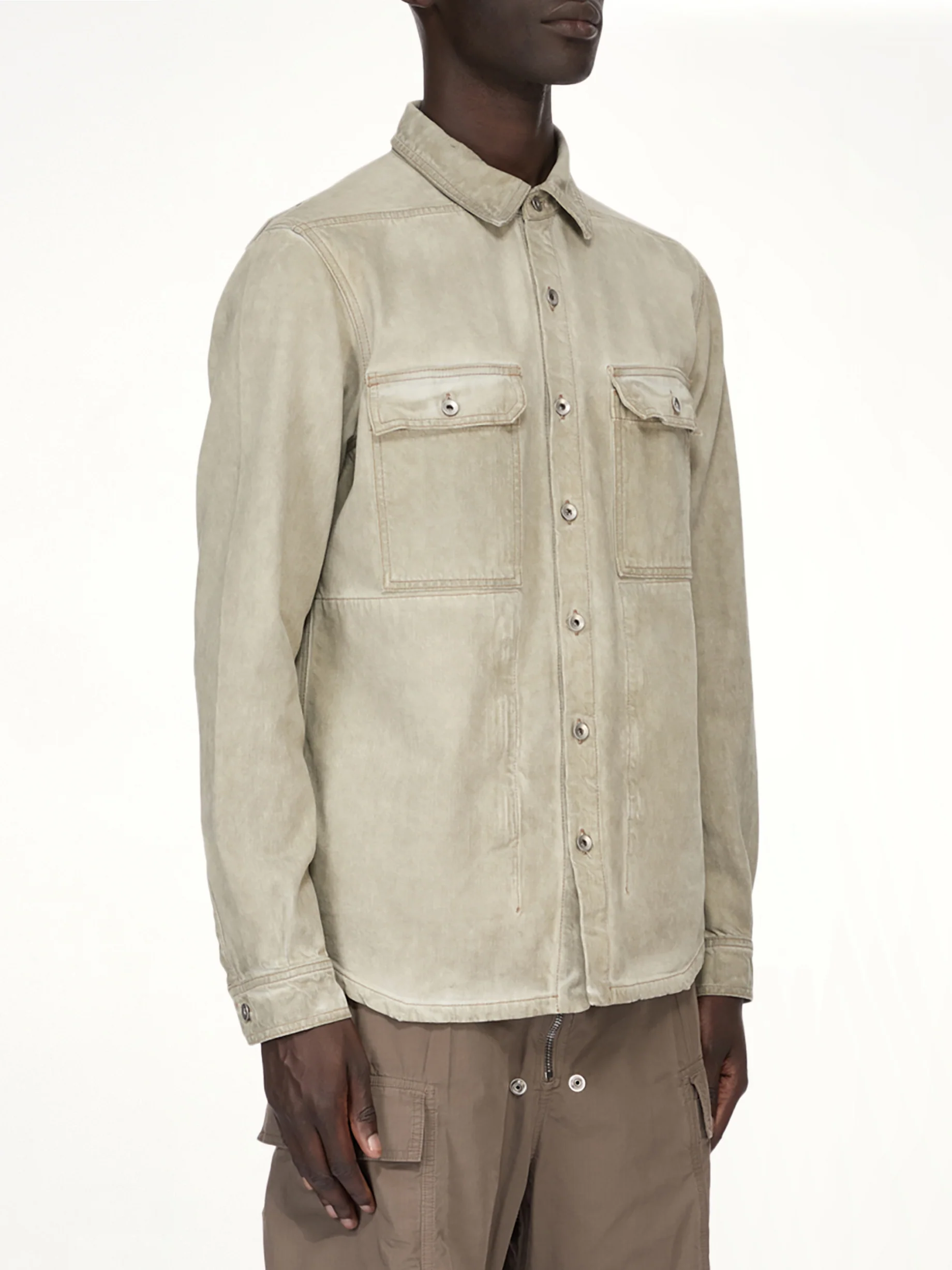 Outershirt in Sand - Image 3