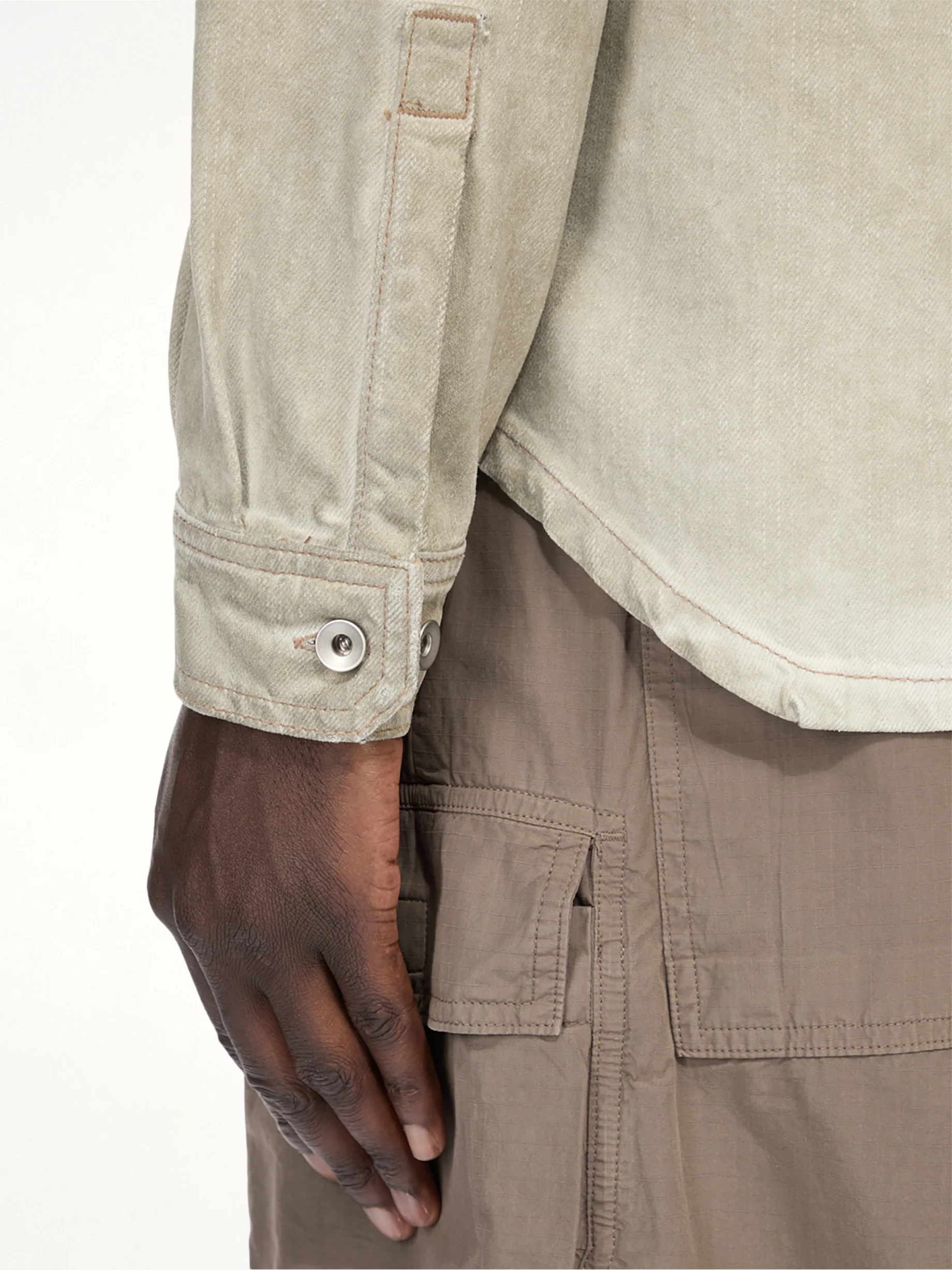 Outershirt in Sand - Image 6