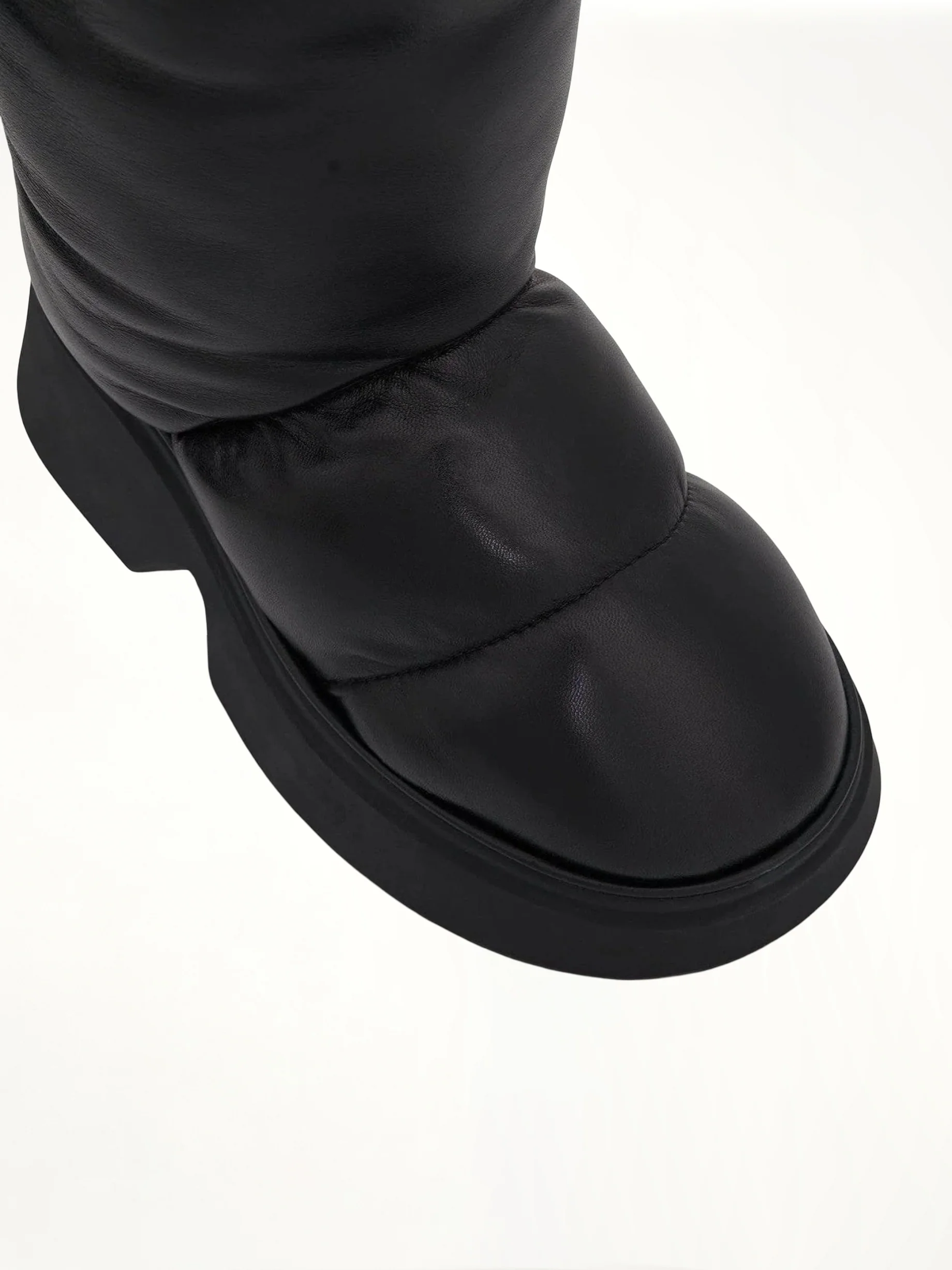 Padded Low Boot in Black - Image 4