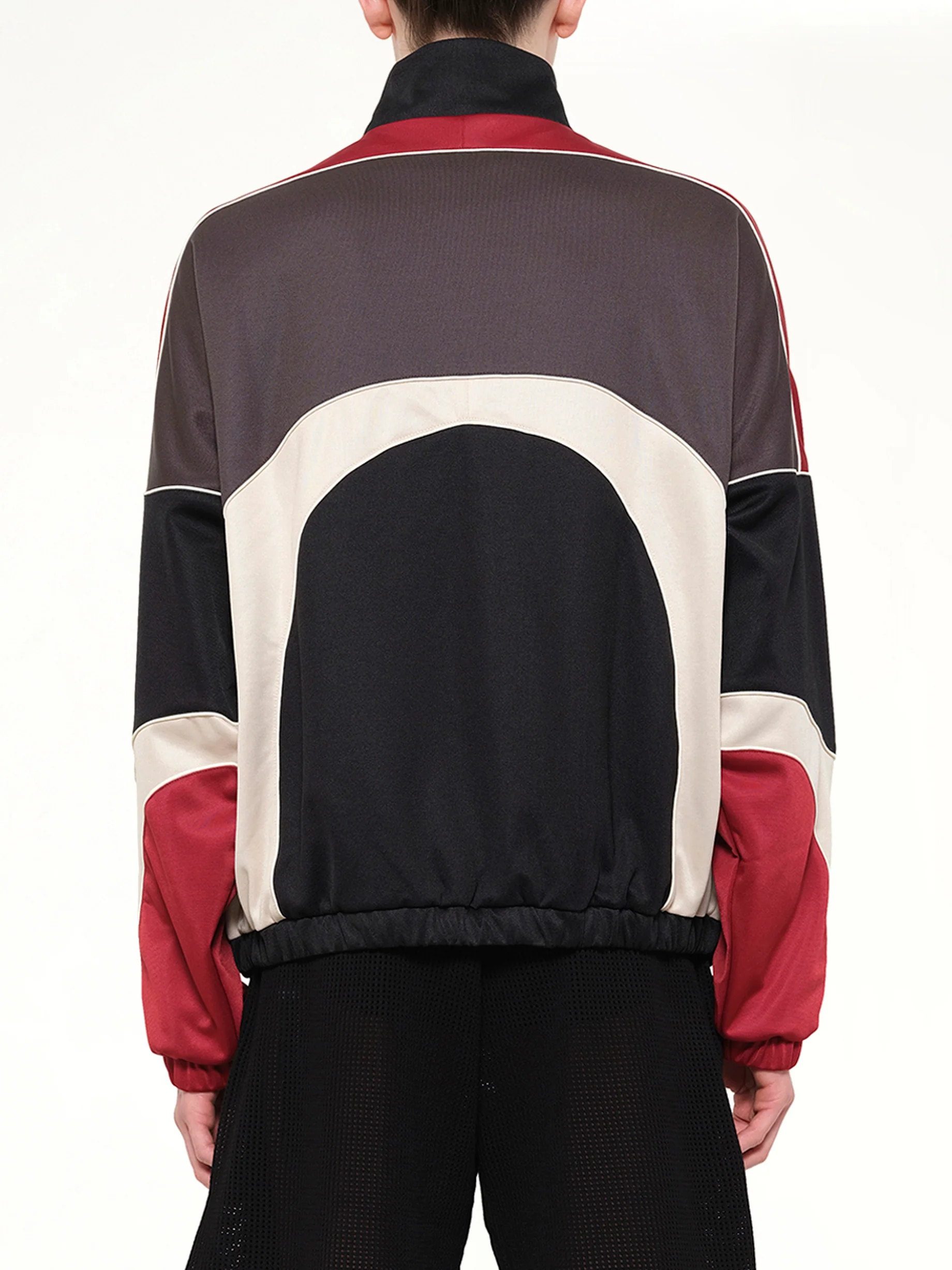 Panel Track Jacket in Black - Image 5