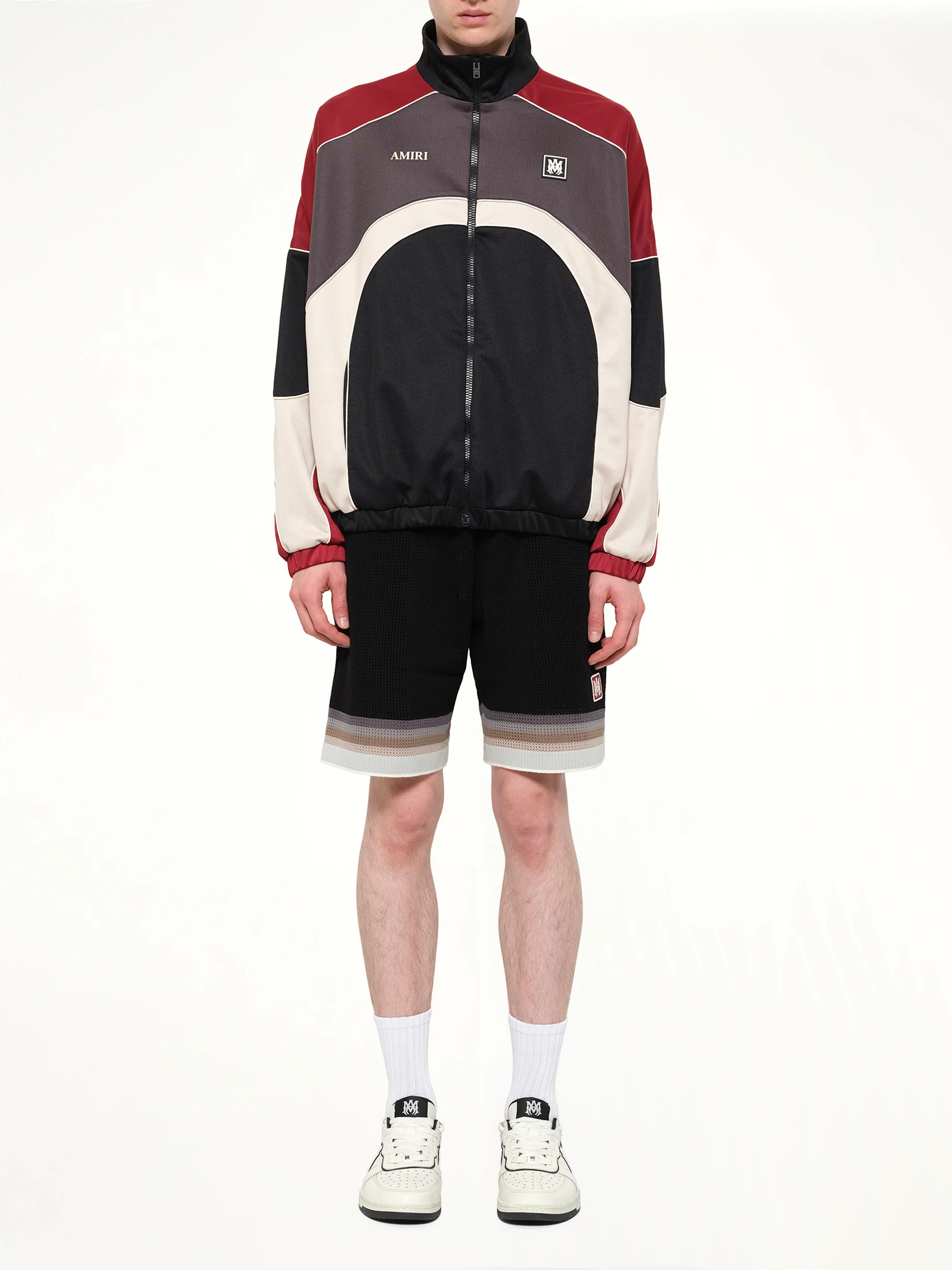 Panel Track Jacket in Black - Image 7