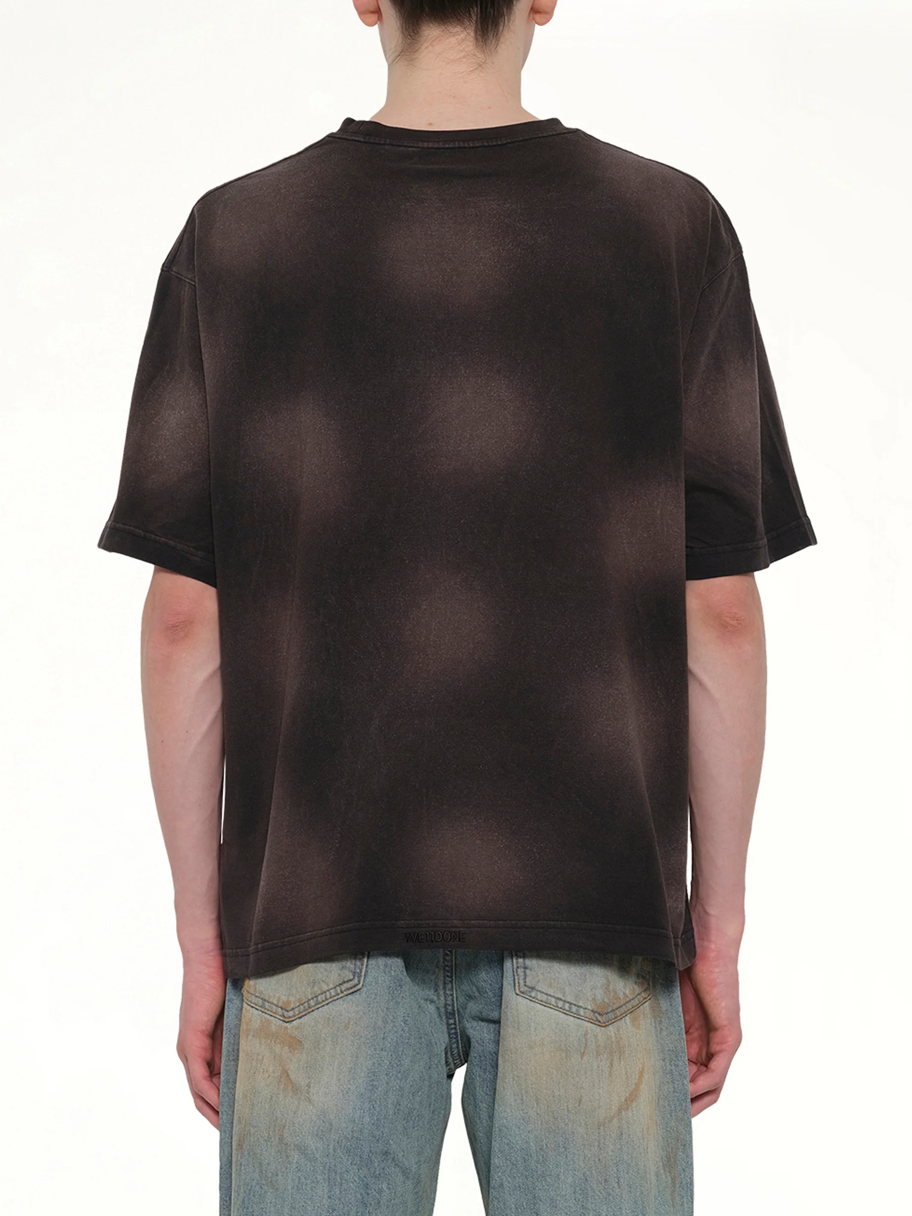 Paper Note Grunge T-Shirt in Black - Image 5