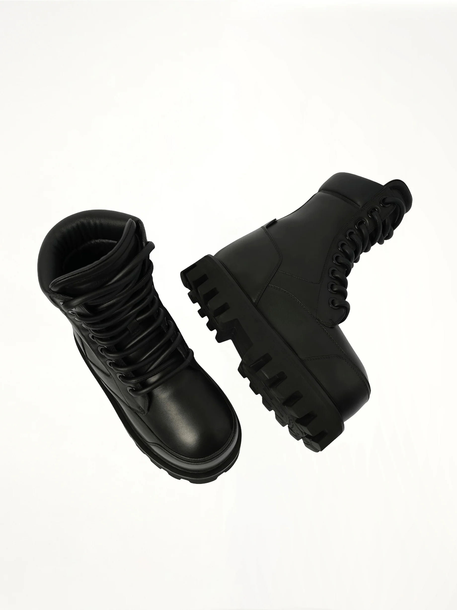 Parachute Ankle Boots in Black - Image 4