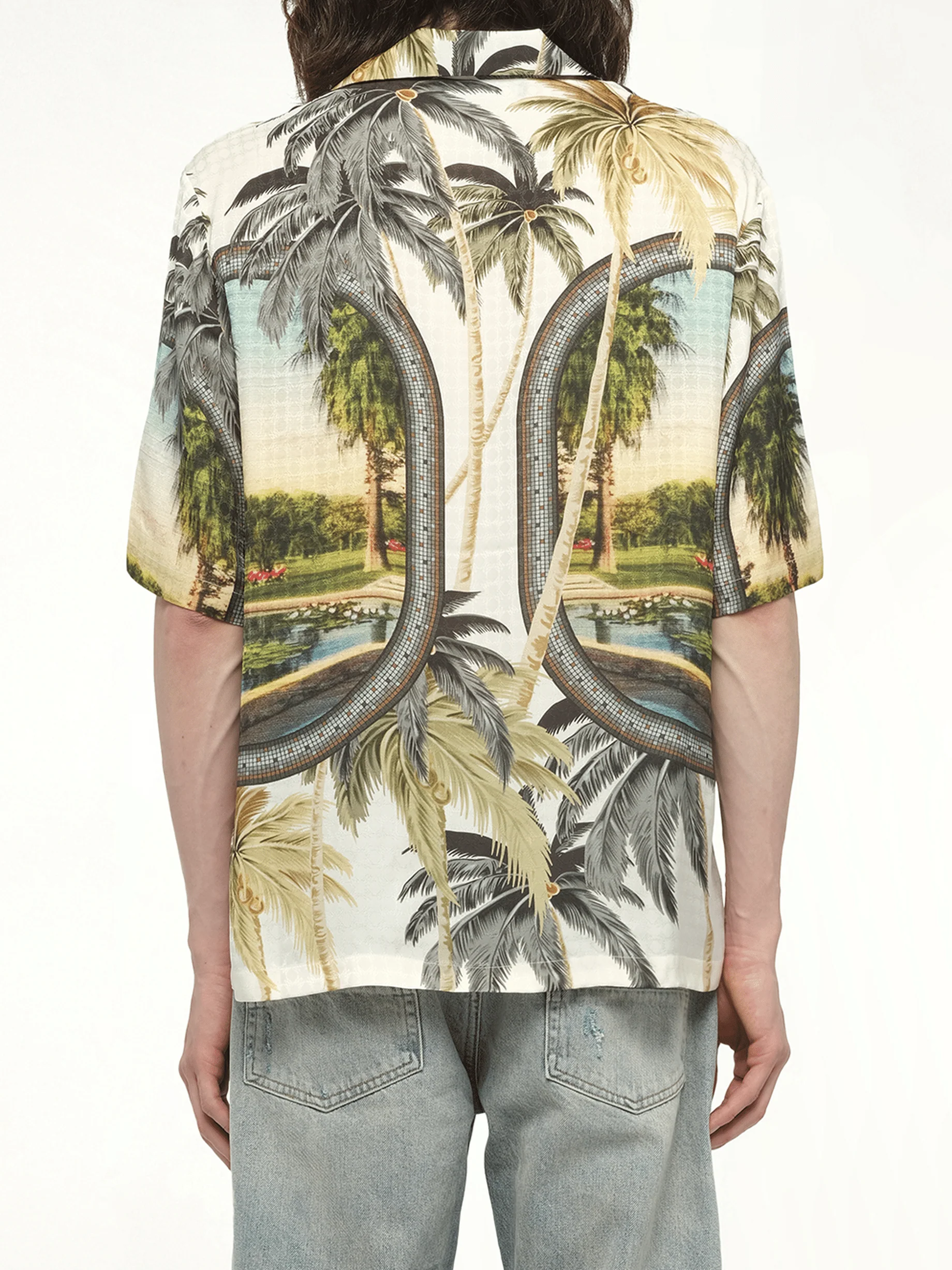 Paradise Bowling Shirt in Multicolour - Image 6