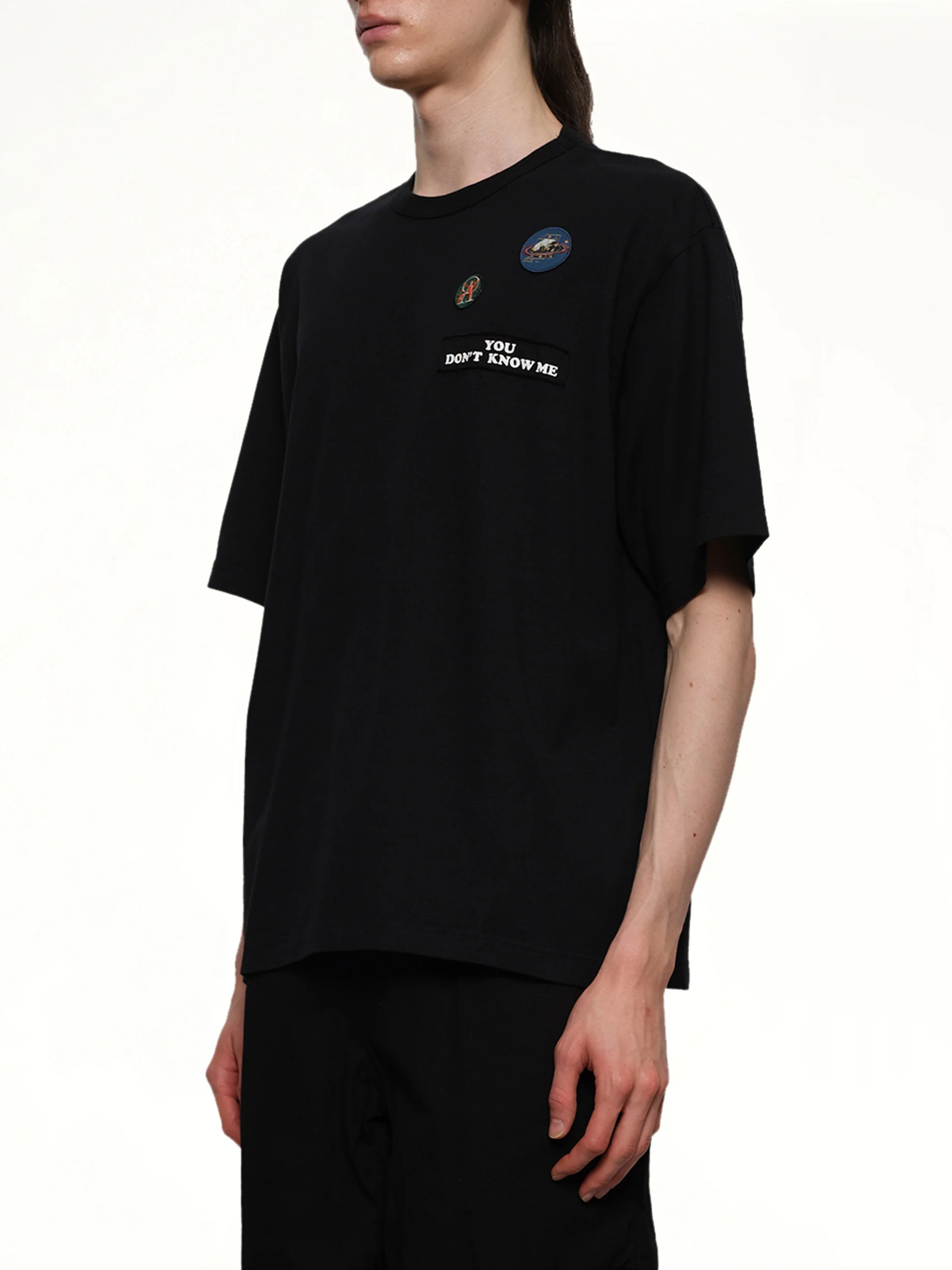 Patches T-Shirt in Black - Image 3