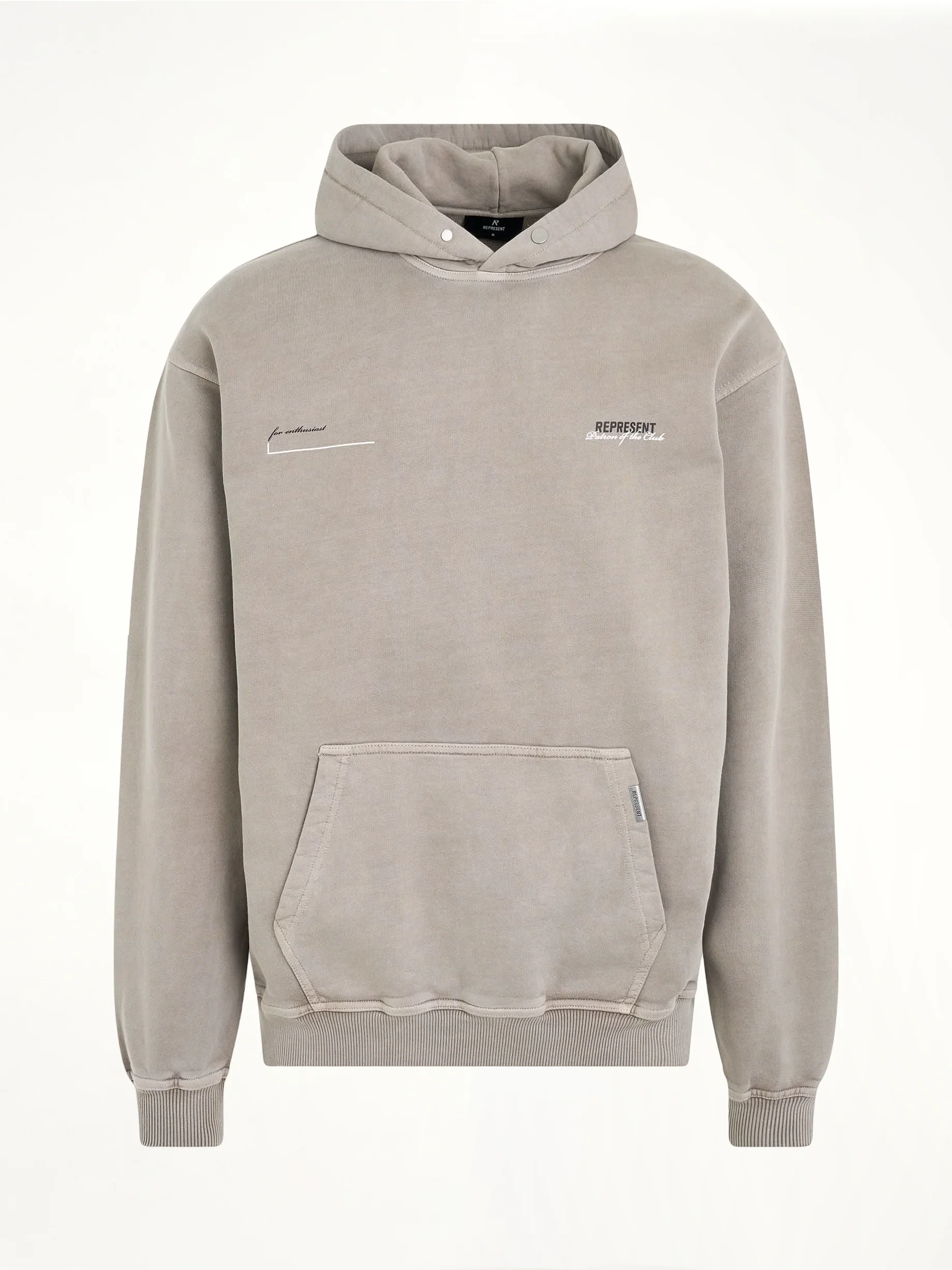 Patron of the Club Hoodie in Mudstone