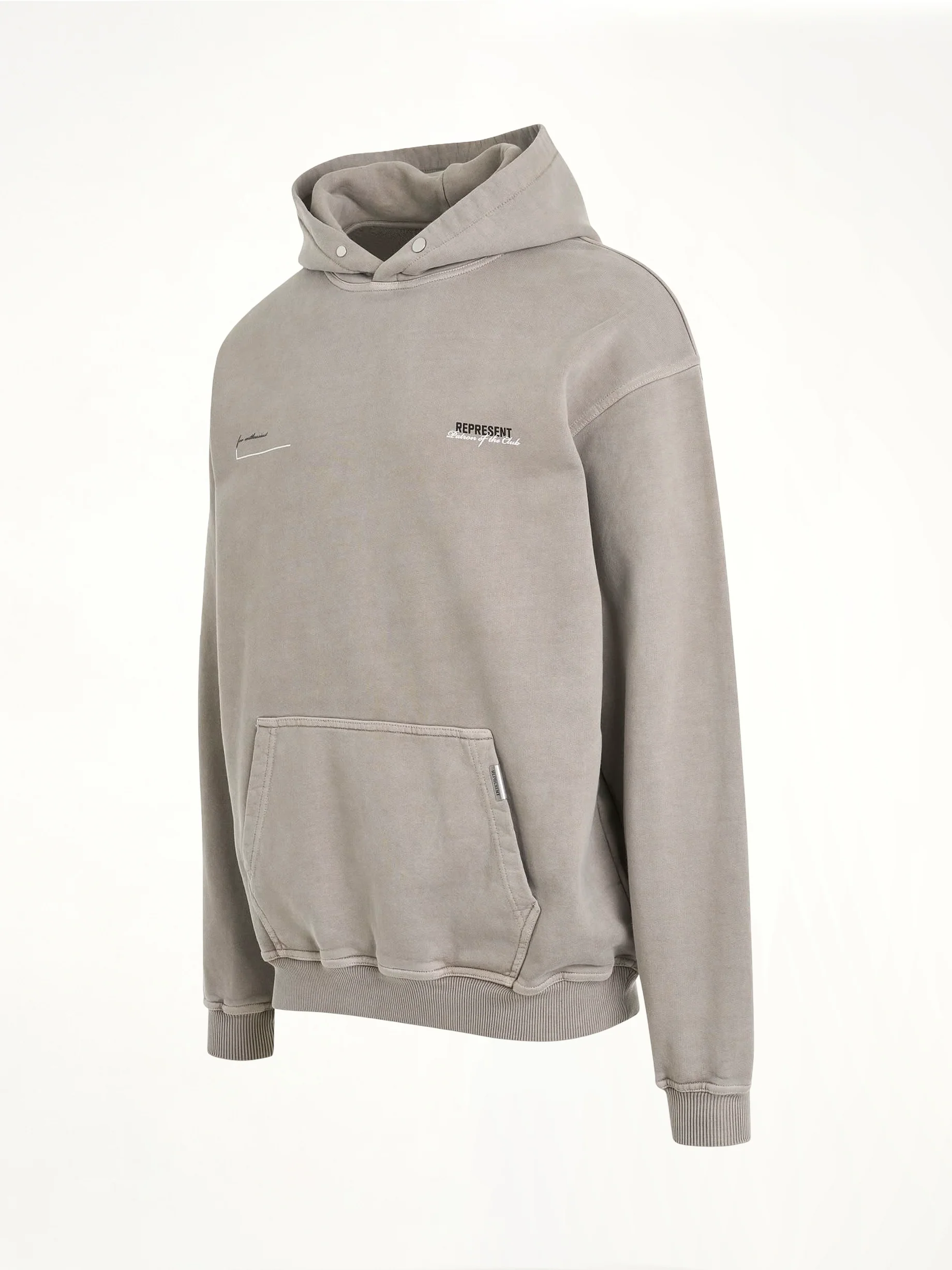 Patron of the Club Hoodie in Mudstone - Image 2