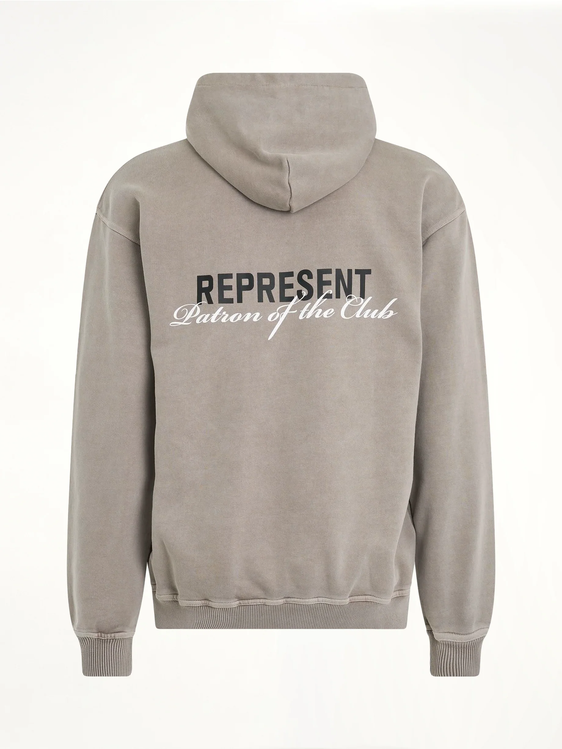 Patron of the Club Hoodie in Mudstone - Image 4