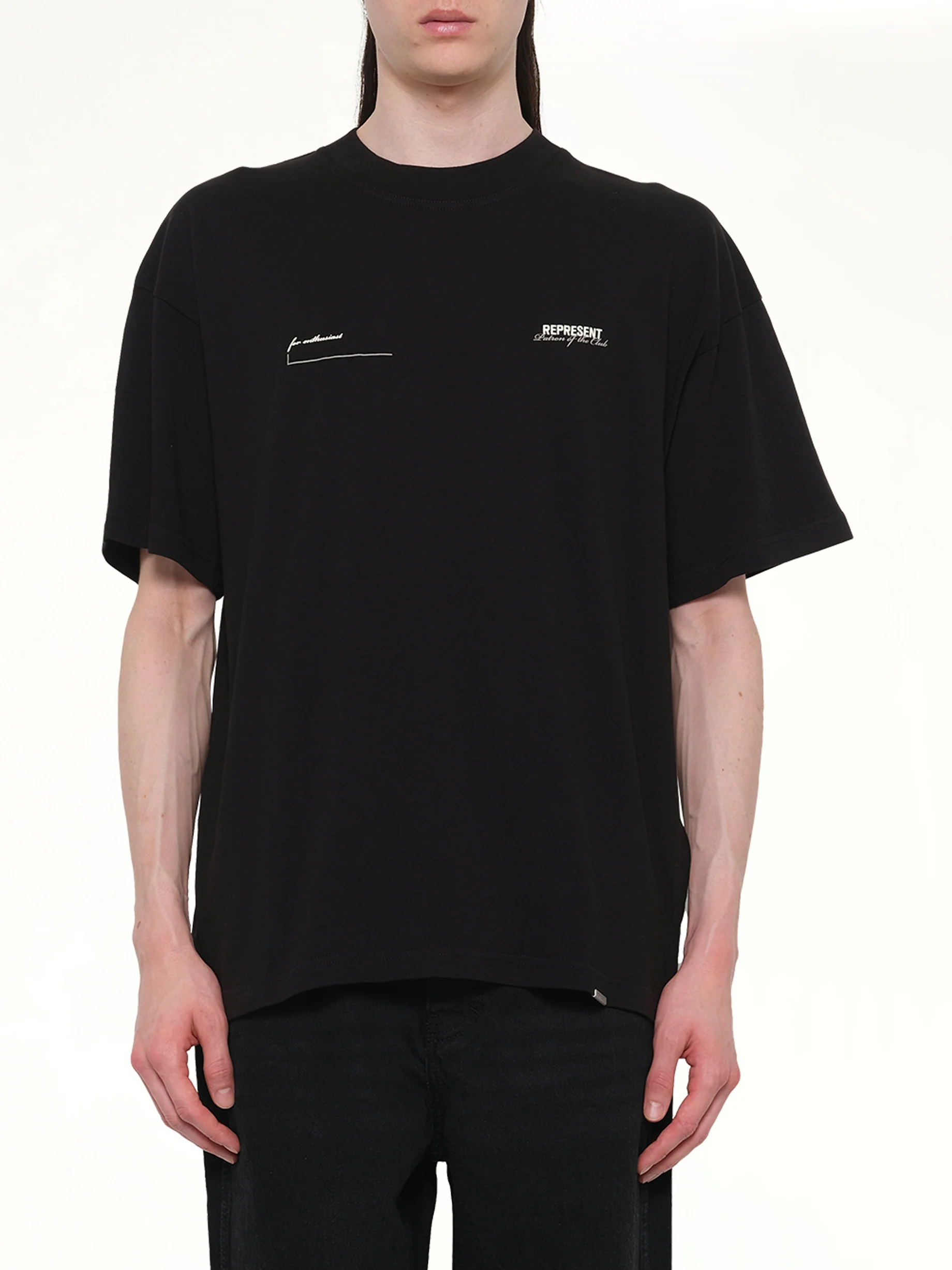 Patron of the Club T-Shirt in Black