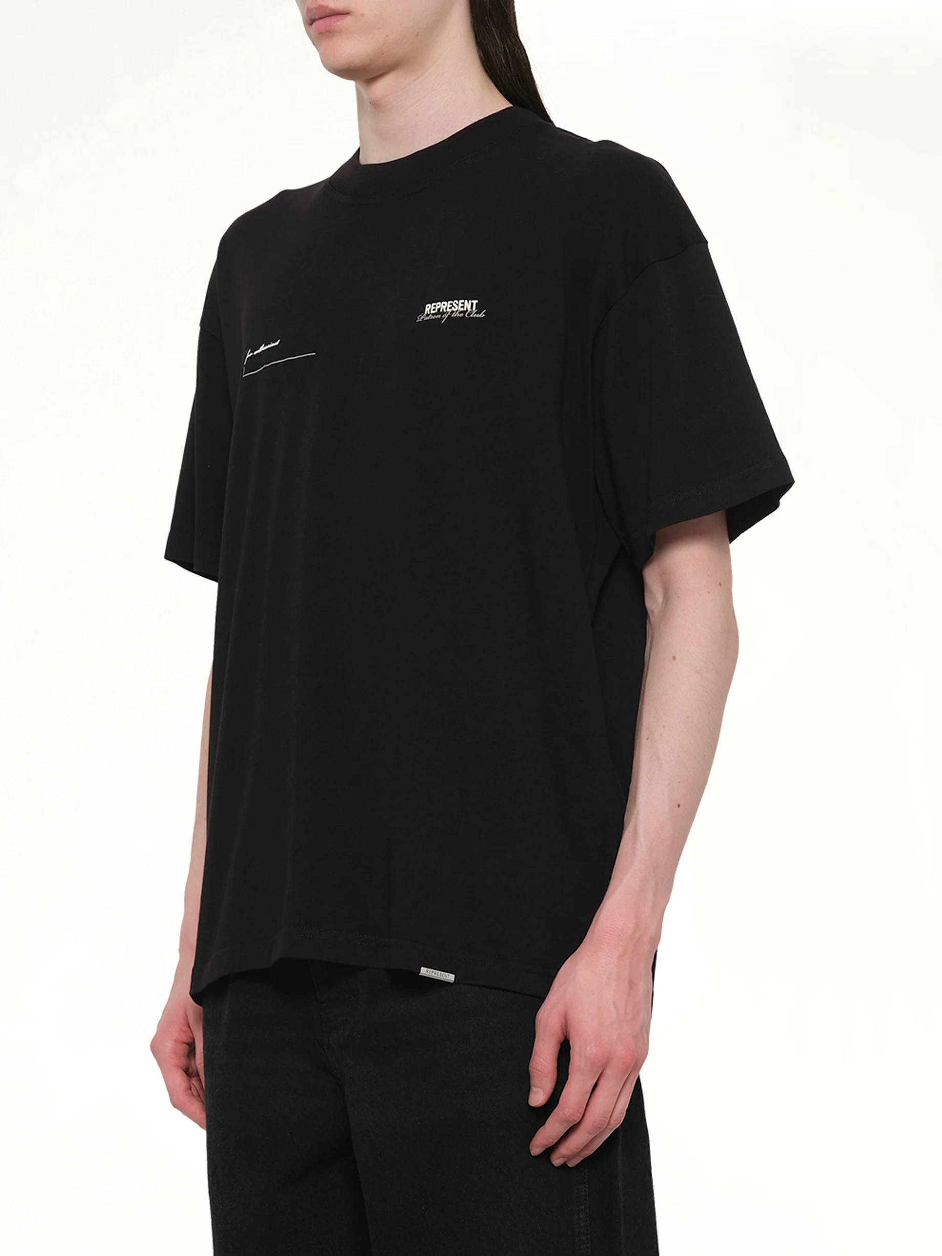 Patron of the Club T-Shirt in Black - Image 3