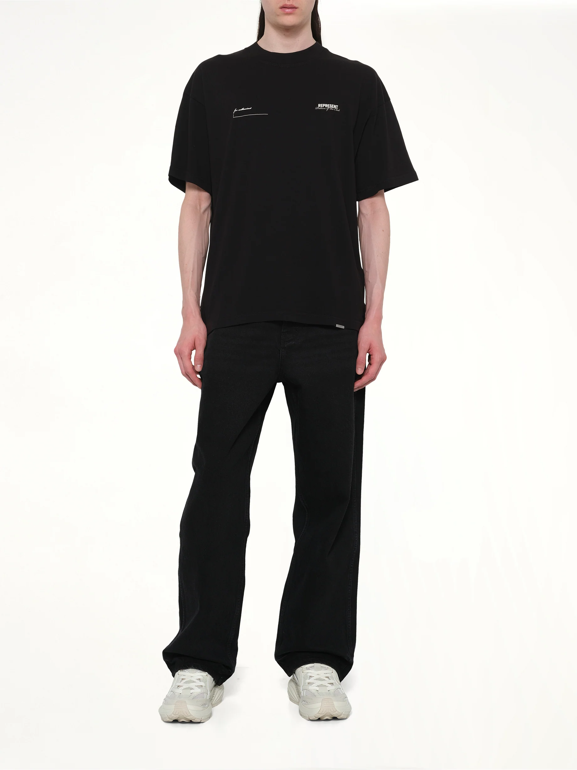 Patron of the Club T-Shirt in Black - Image 4