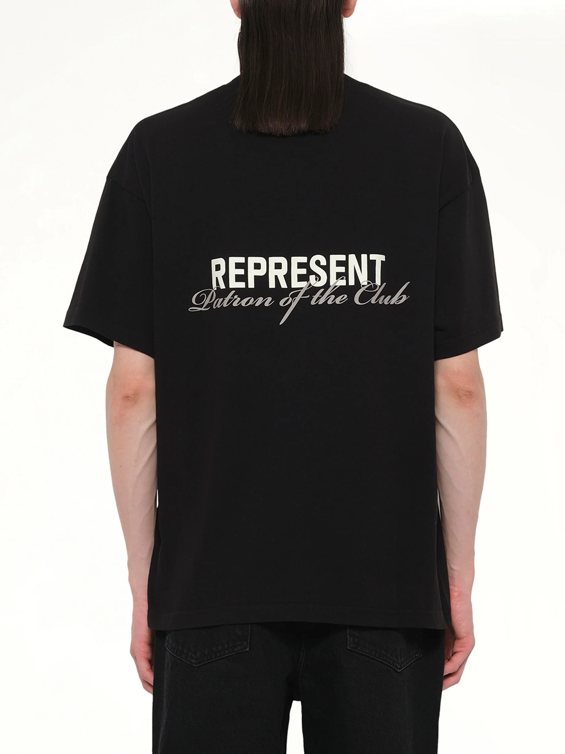 Patron of the Club T-Shirt in Black - Image 5