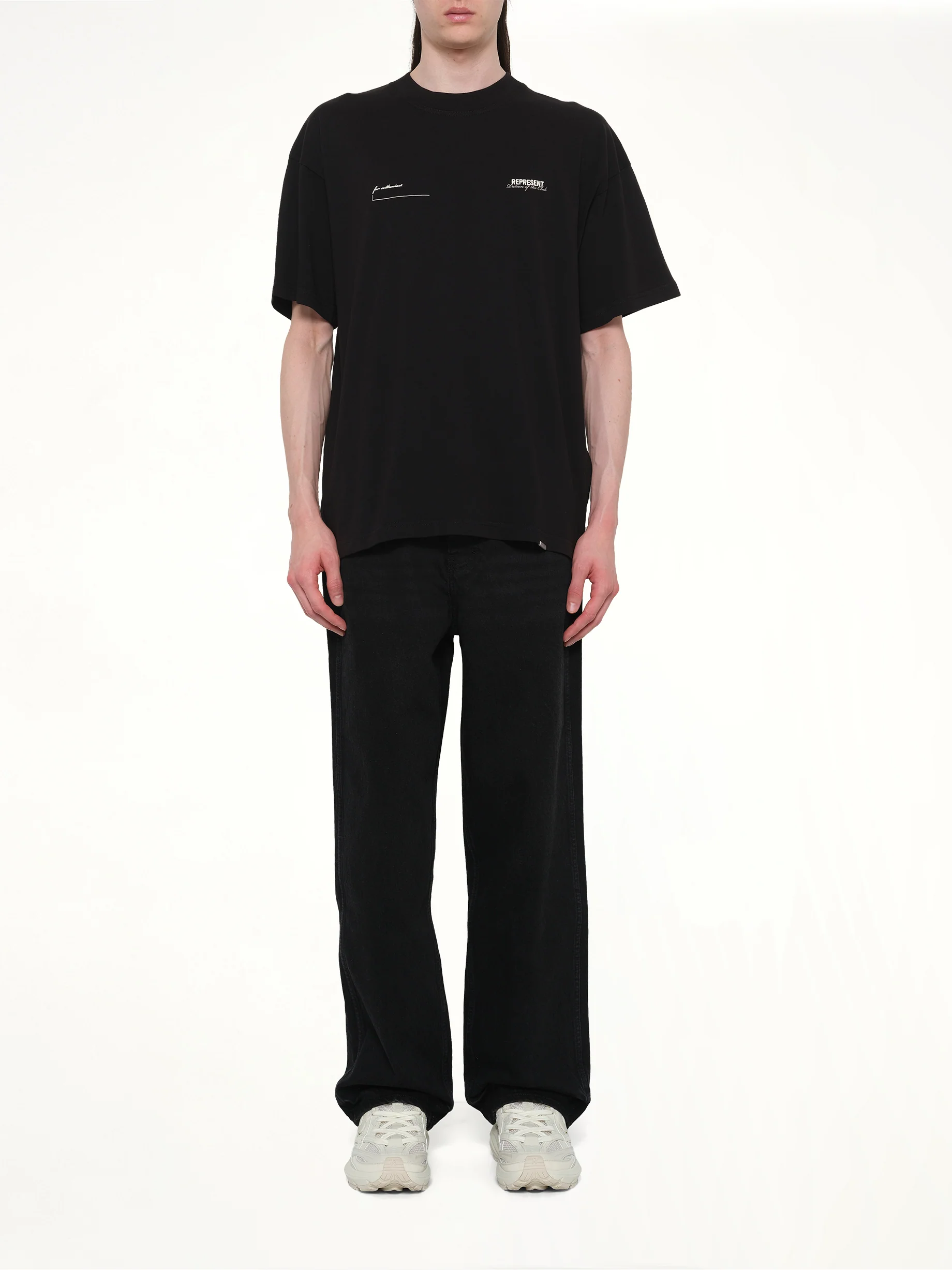 Patron of the Club T-Shirt in Black - Image 7