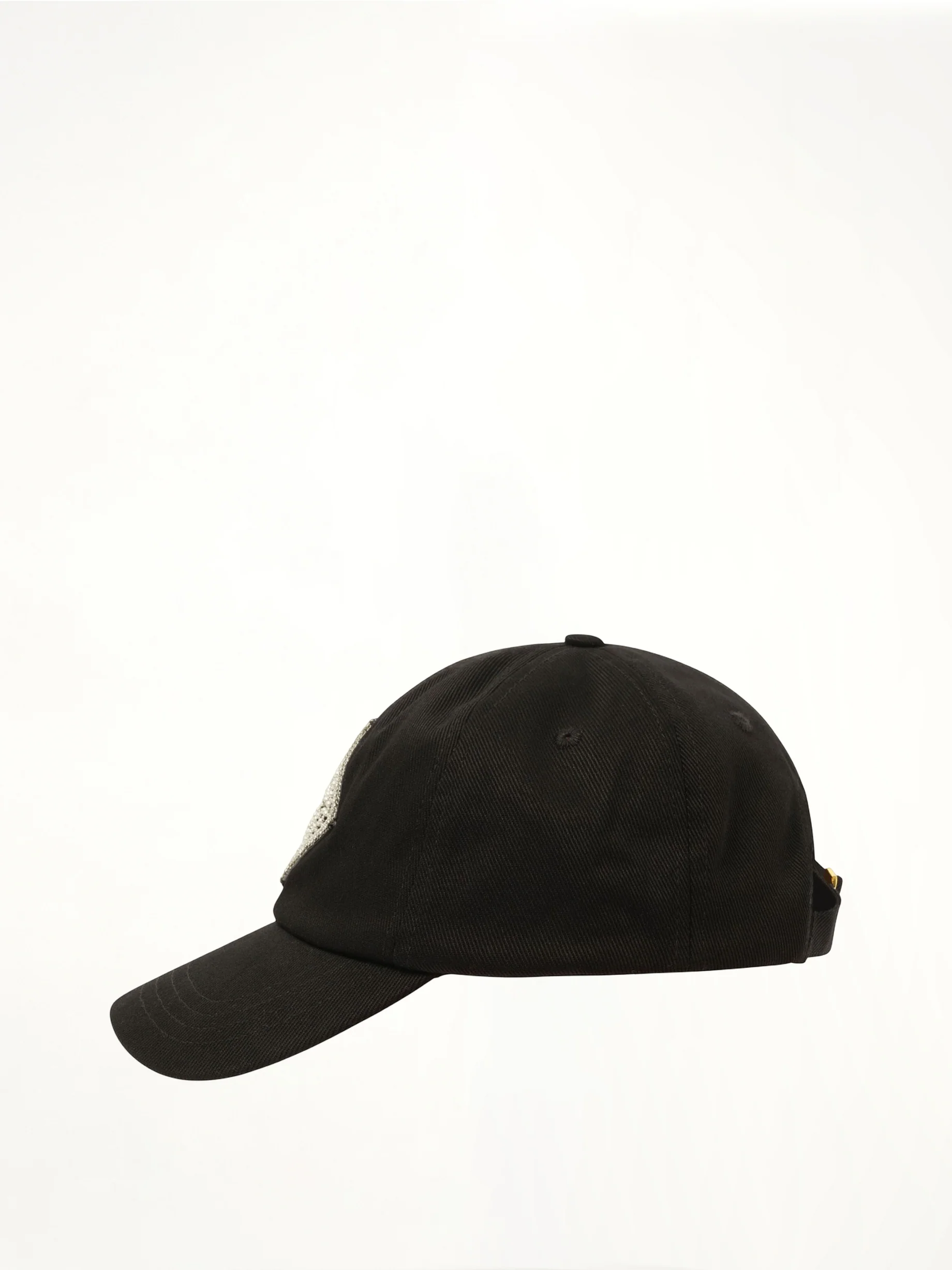 Pearl Diamond CC Patch Cap in Black - Image 2
